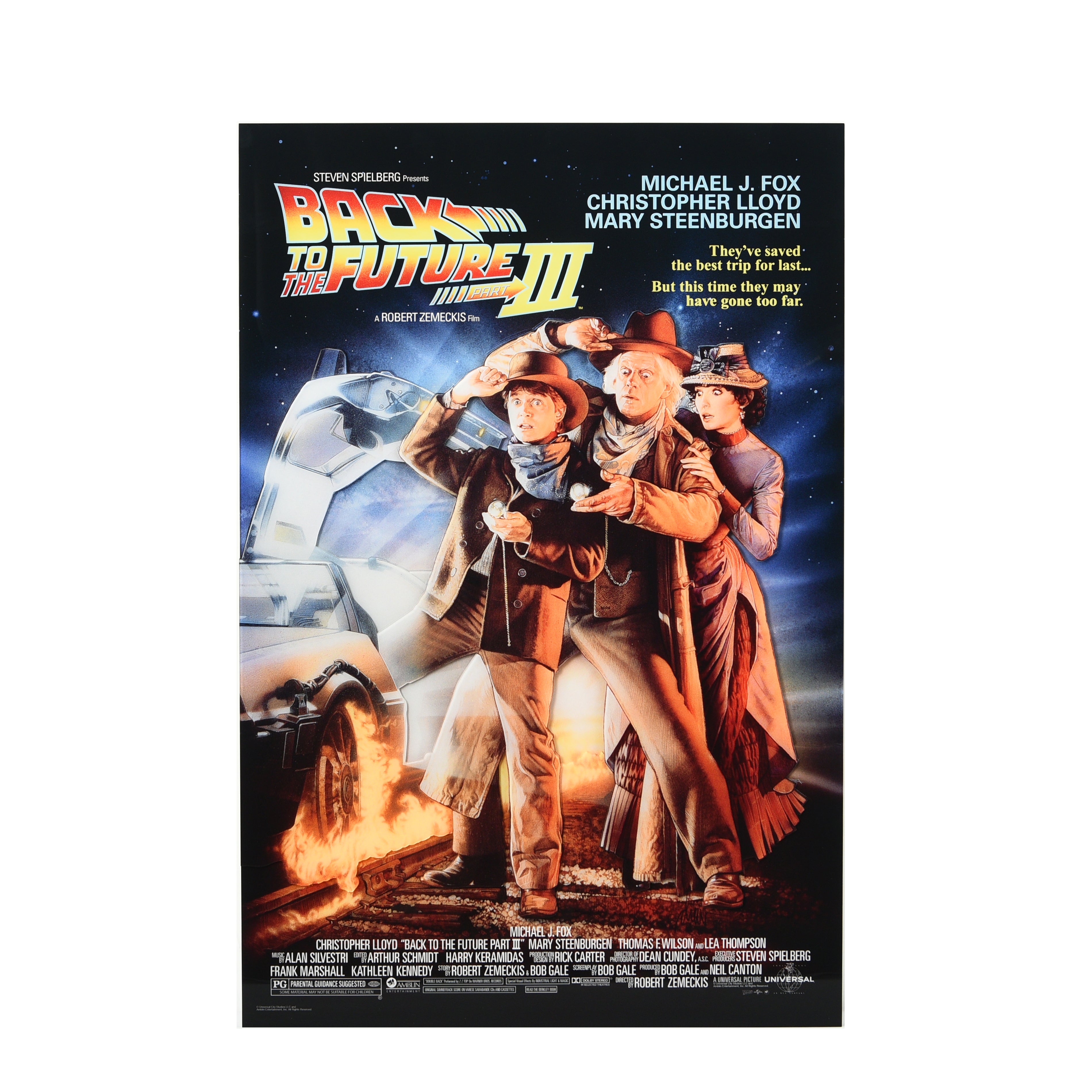Drew Struzan "Back to the Future Part III" Multi-Layer Acrylic (16x24)