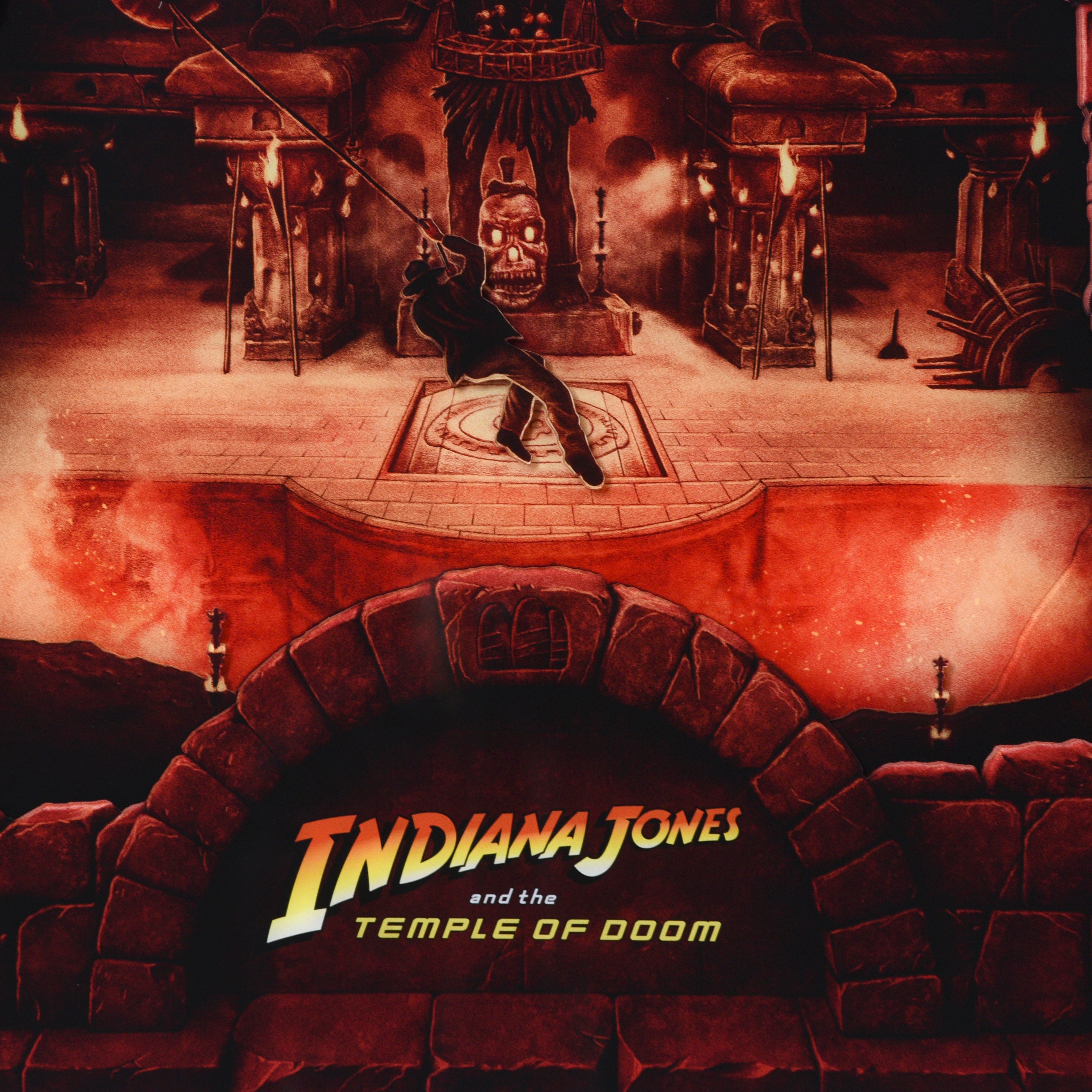 Andrew Rowland "Beneath Pankot Palace (Temple of Doom)" Multi-Layer Acrylic