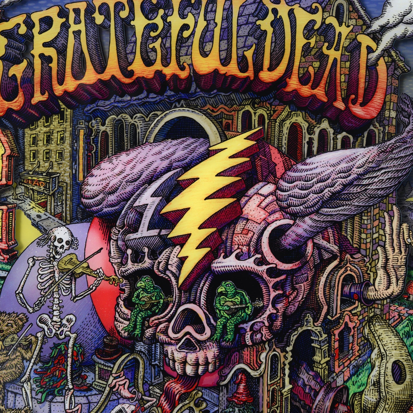 David Welker "Grateful Dead" Framed Acrylic Diorama