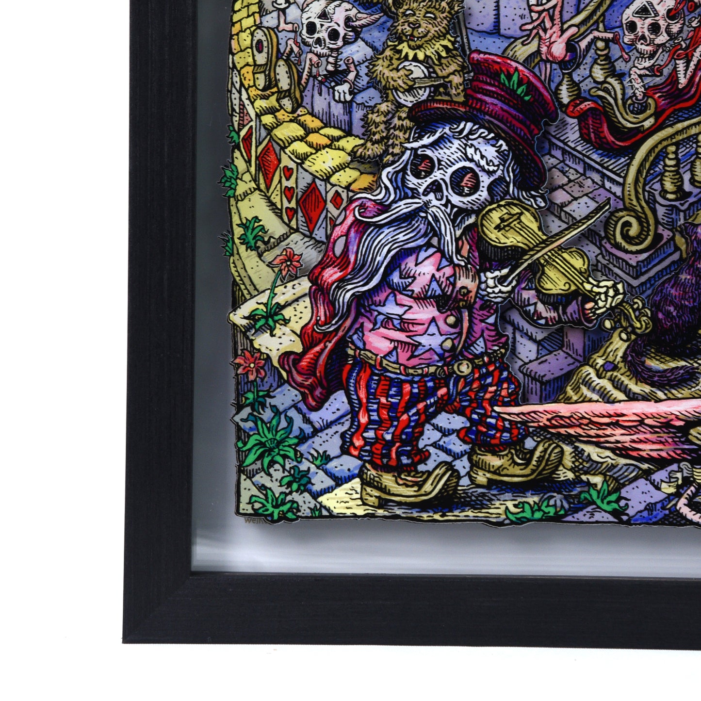 David Welker "Grateful Dead" Framed Acrylic Diorama