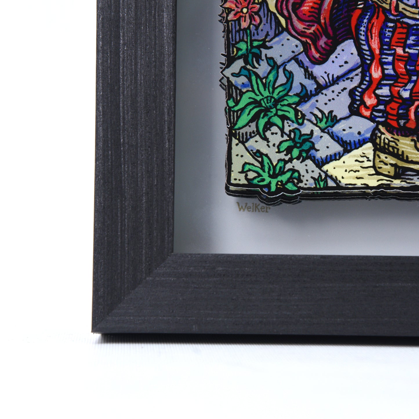 David Welker "Grateful Dead" Framed Acrylic Diorama