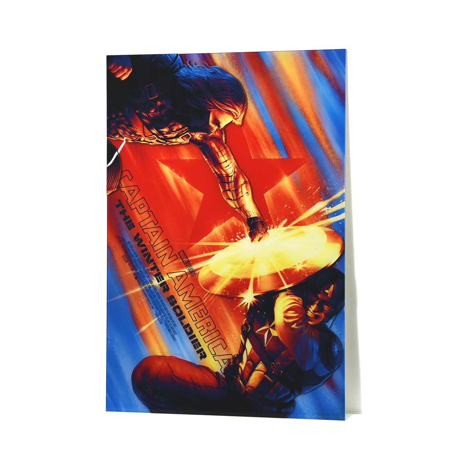 Robert Laskey "Captain America: The Winter Soldier" Multi-Layer Acrylic