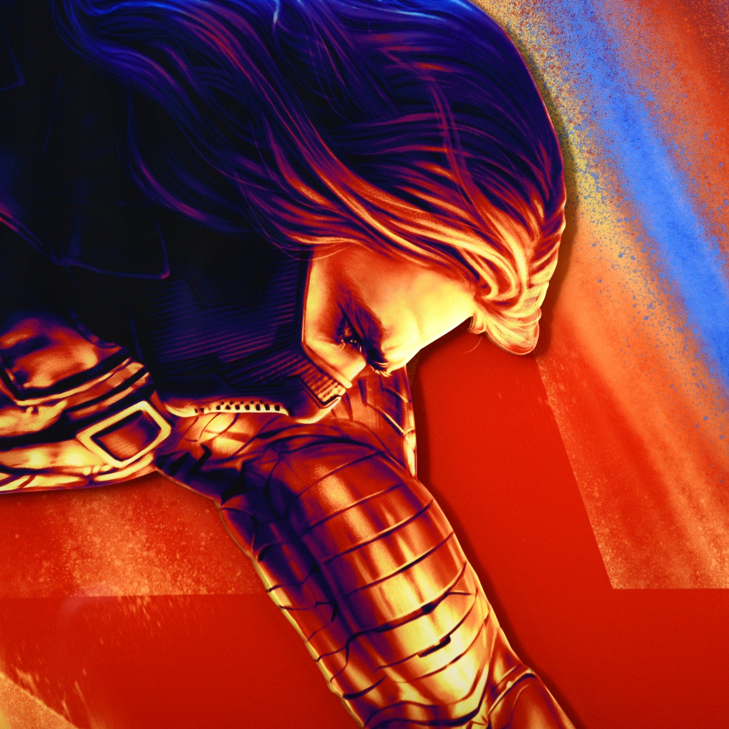 Robert Laskey "Captain America: The Winter Soldier" Multi-Layer Acrylic