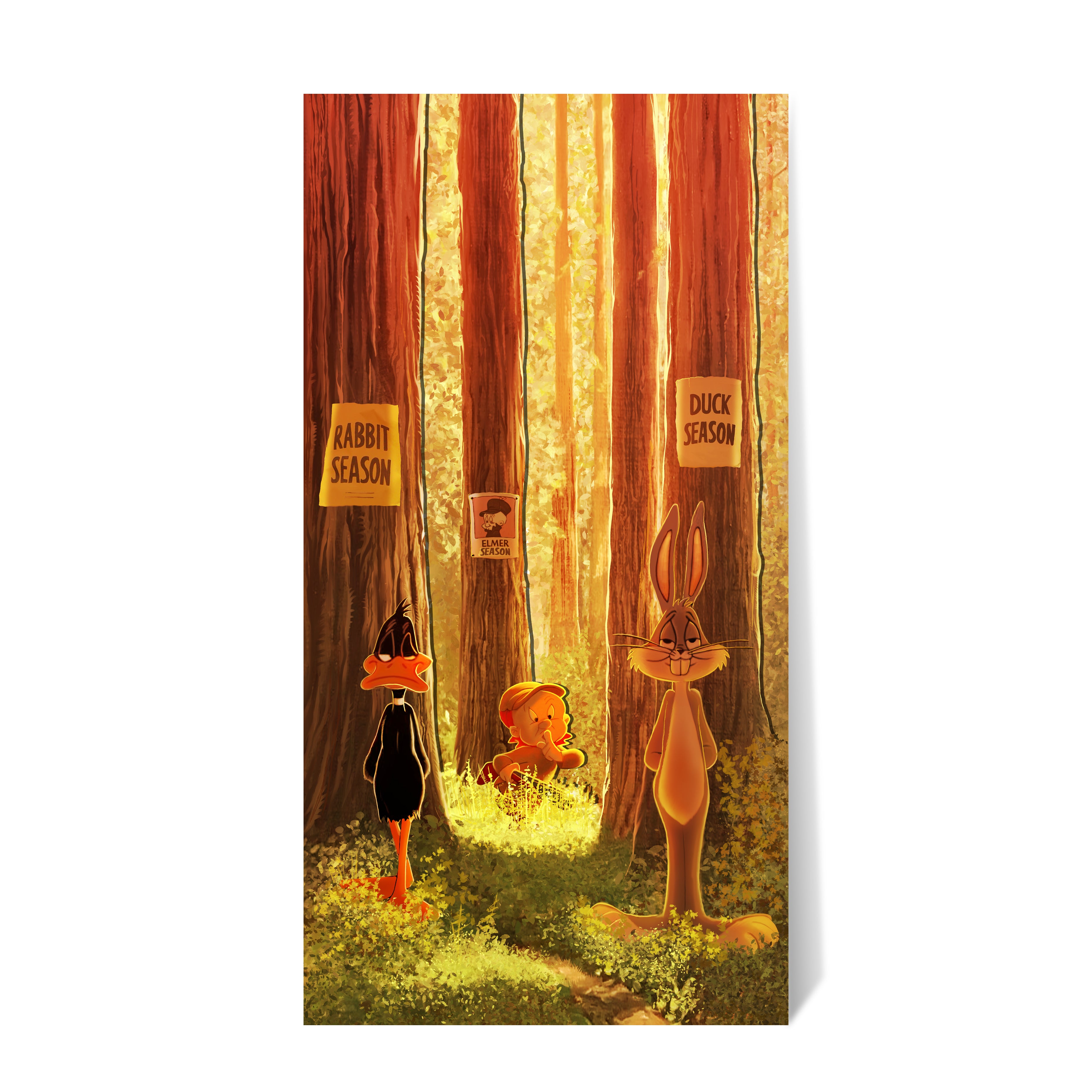 Mark Chilcott "Looney Tunes: Wabbit Season" Multi-Layer Acrylic
