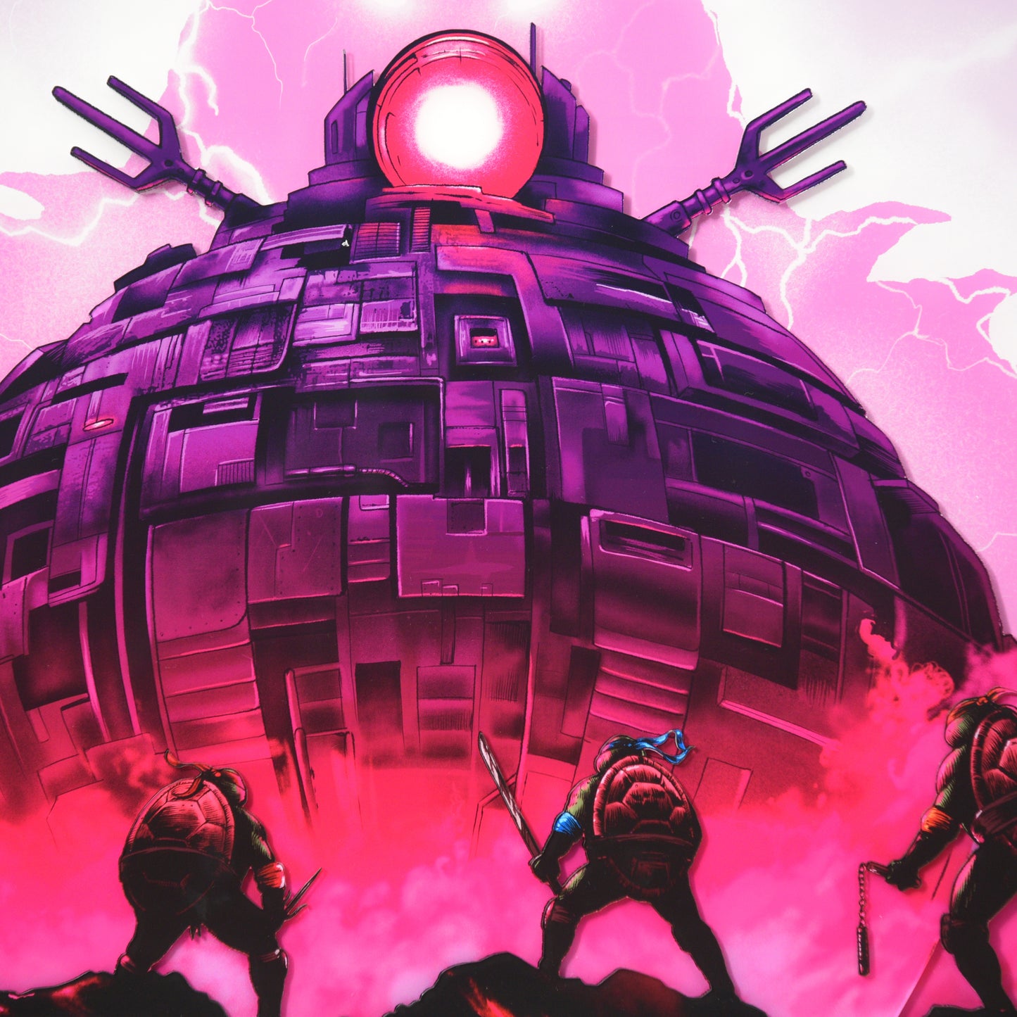 MonkeyMouth "Technodrome (TMNT)" Multi-Layer Acrylic