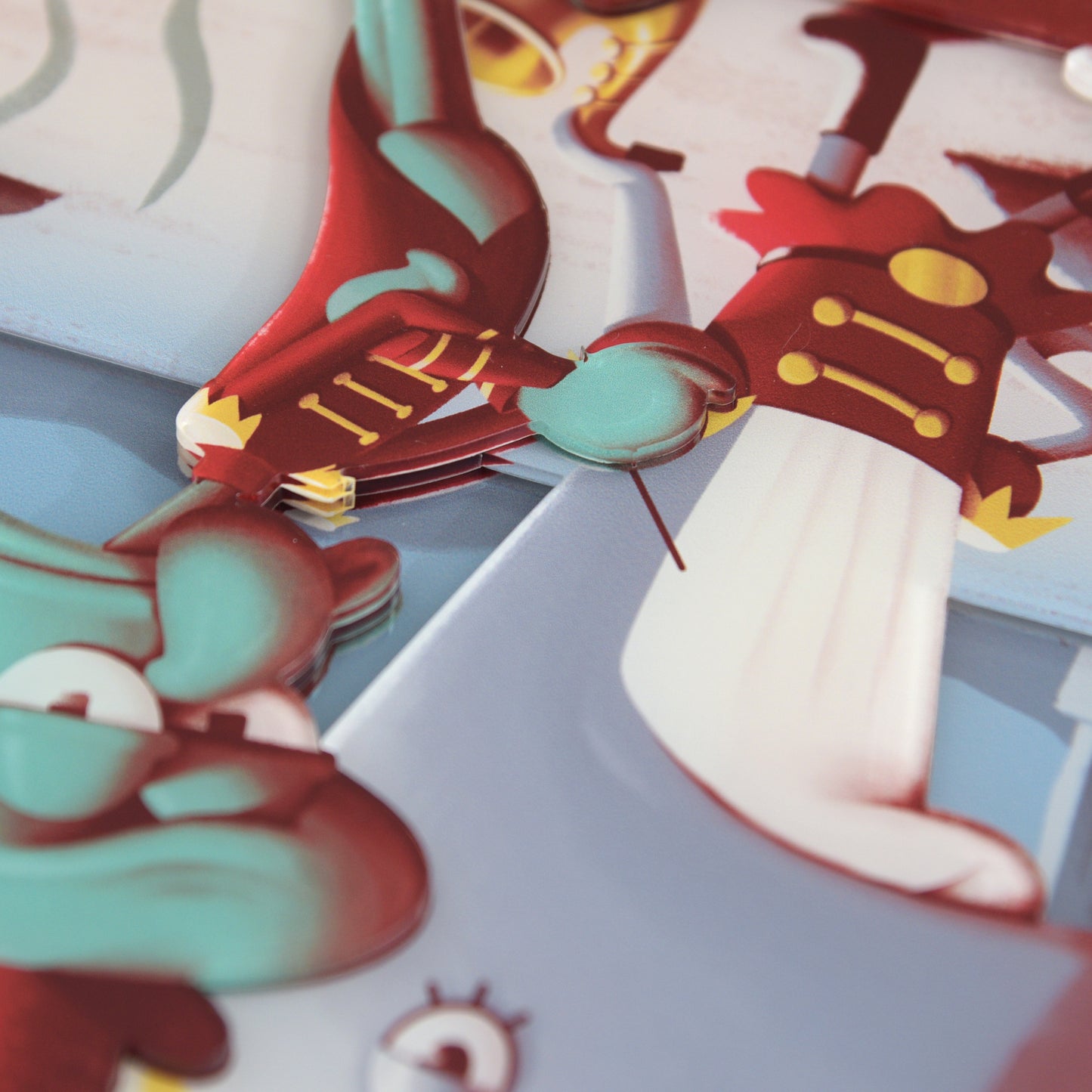 George Bletsis "Band Geeks (Spongebob)" Multi-Layer Acrylic