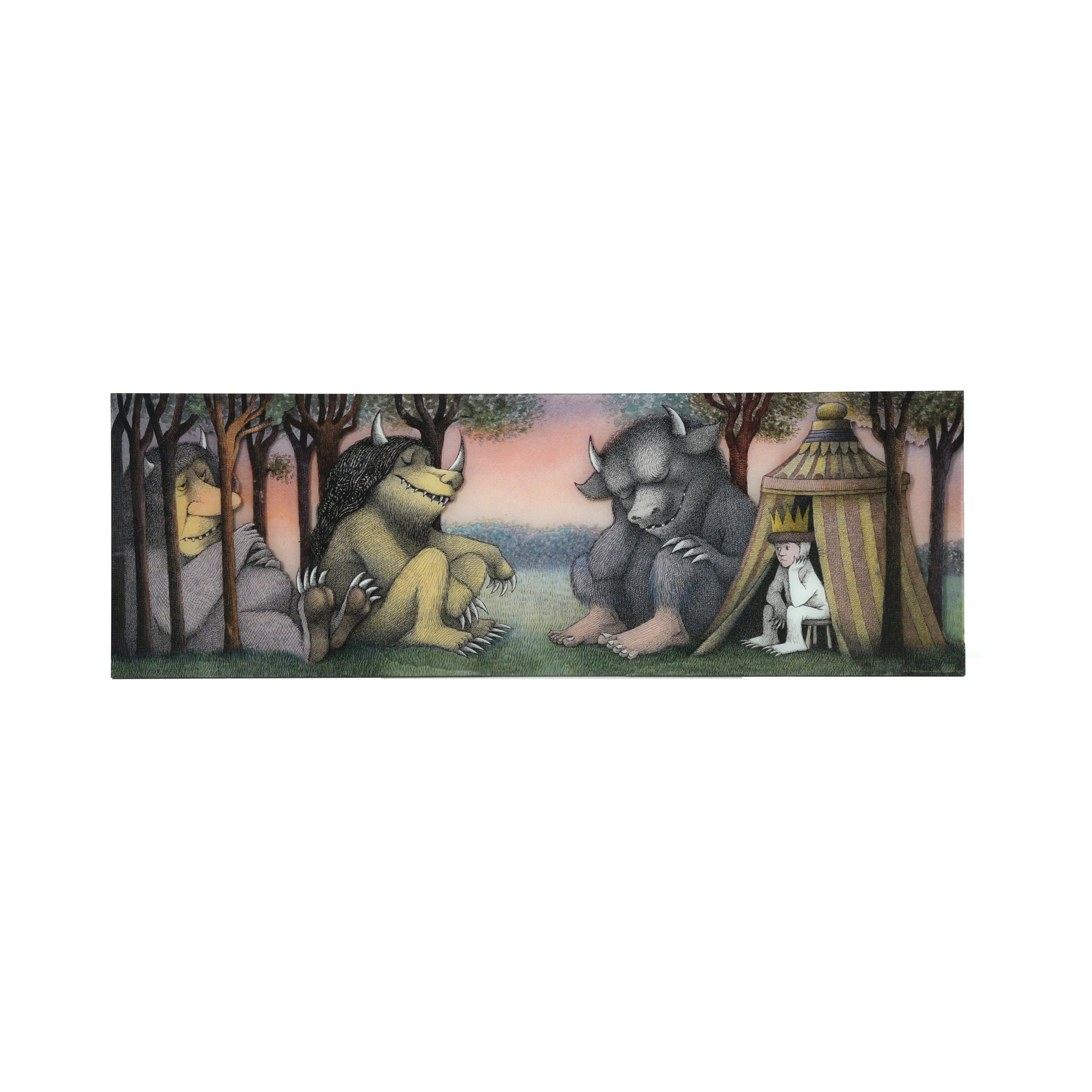 Maurice Sendak "Where the Wild Things Are: Off To Bed" Multi-Layer Acrylic