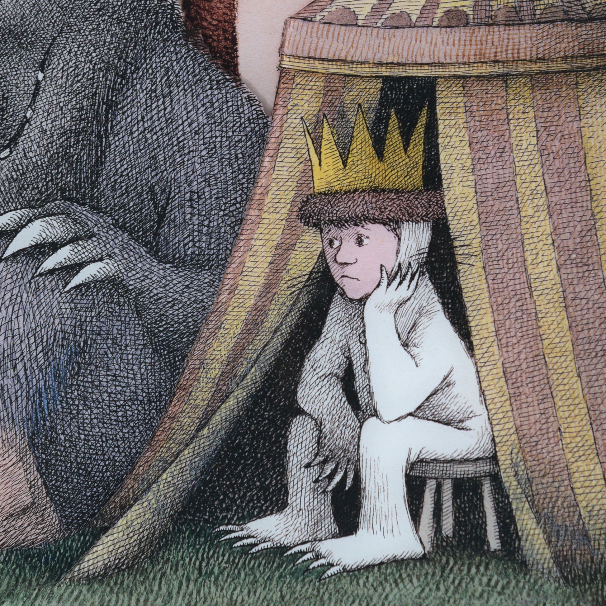 Maurice Sendak "Where the Wild Things Are: Off To Bed" Multi-Layer Acrylic