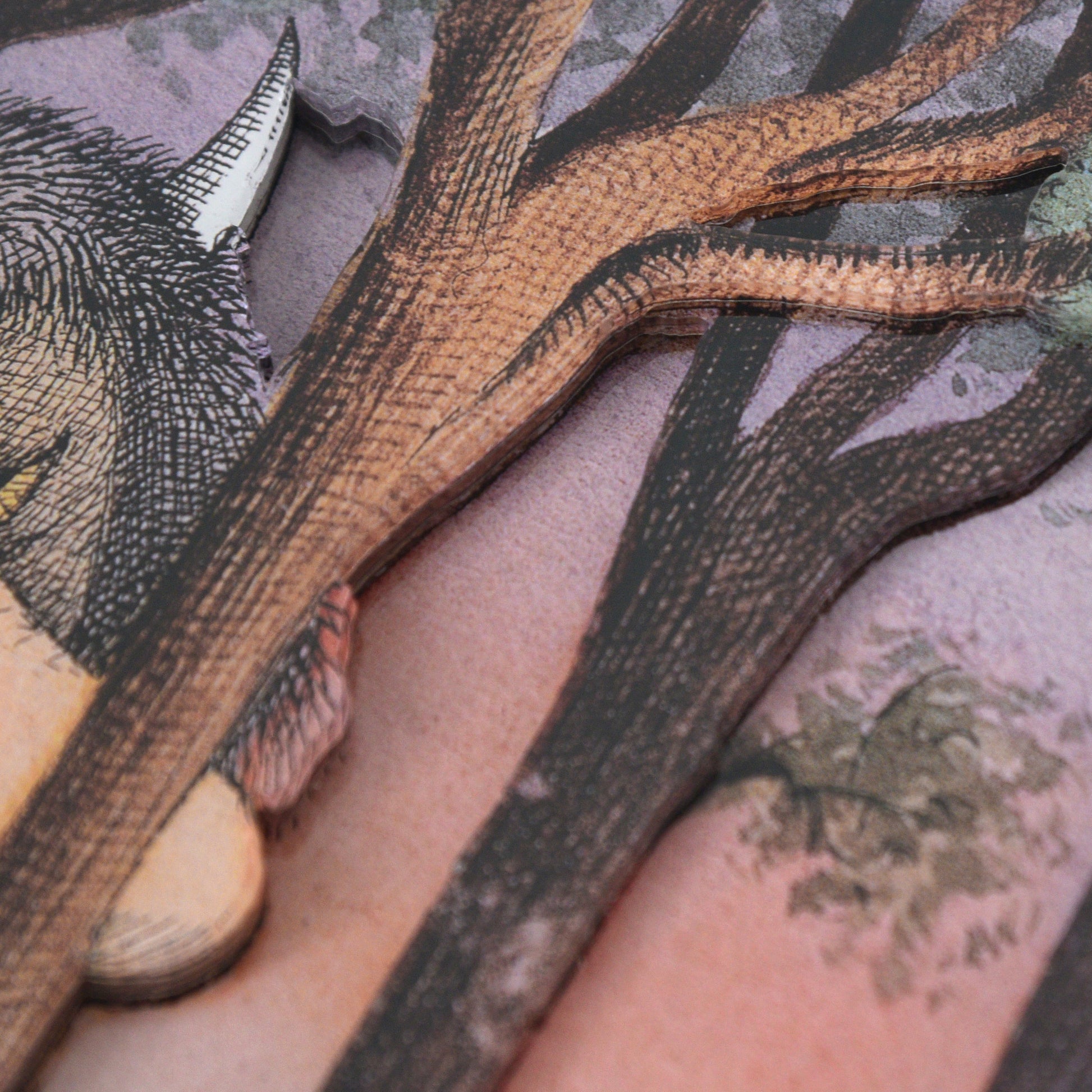 Maurice Sendak "Where the Wild Things Are: Off To Bed" Multi-Layer Acrylic