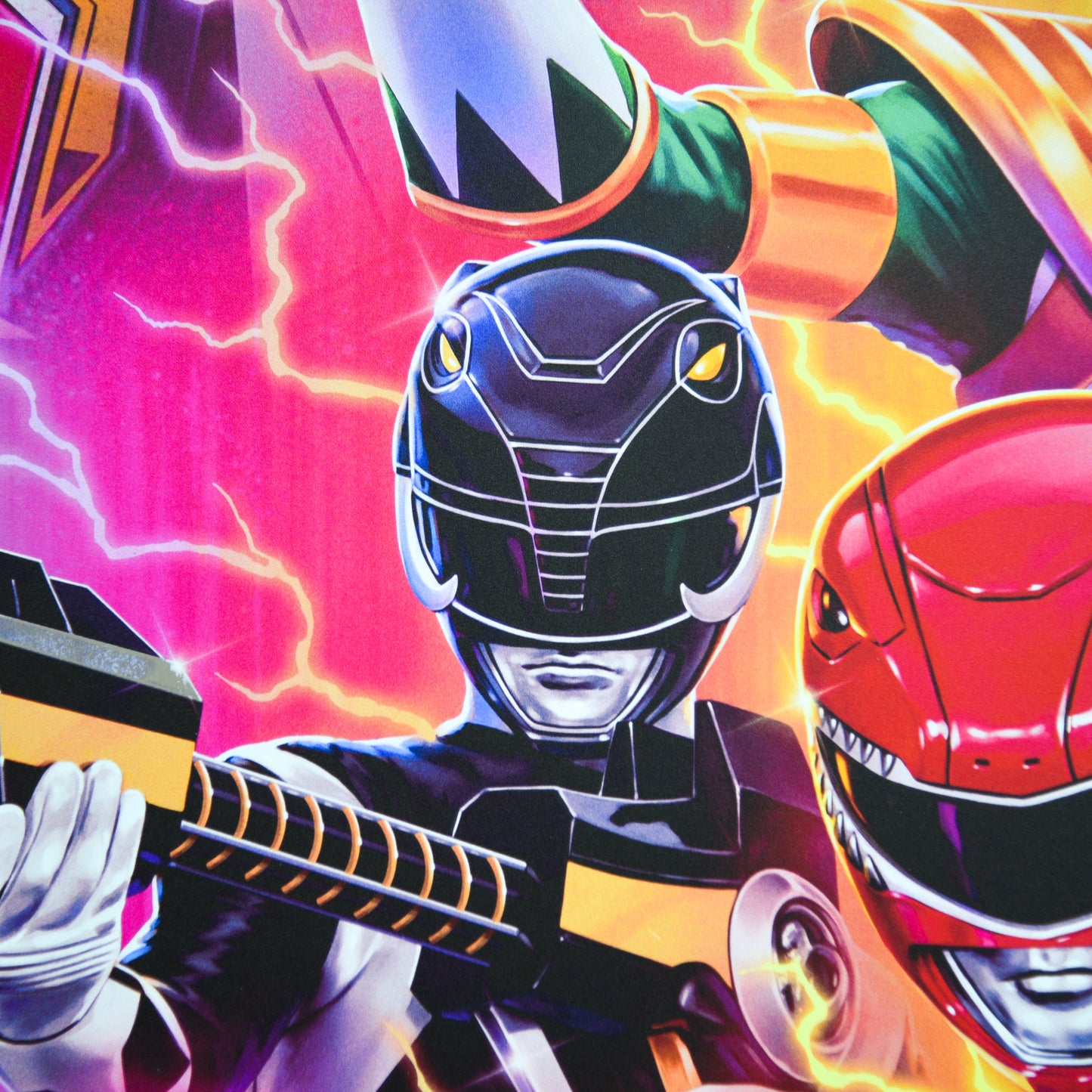 Tom Walker "Mighty Morphin Power Rangers" Aluminum Print
