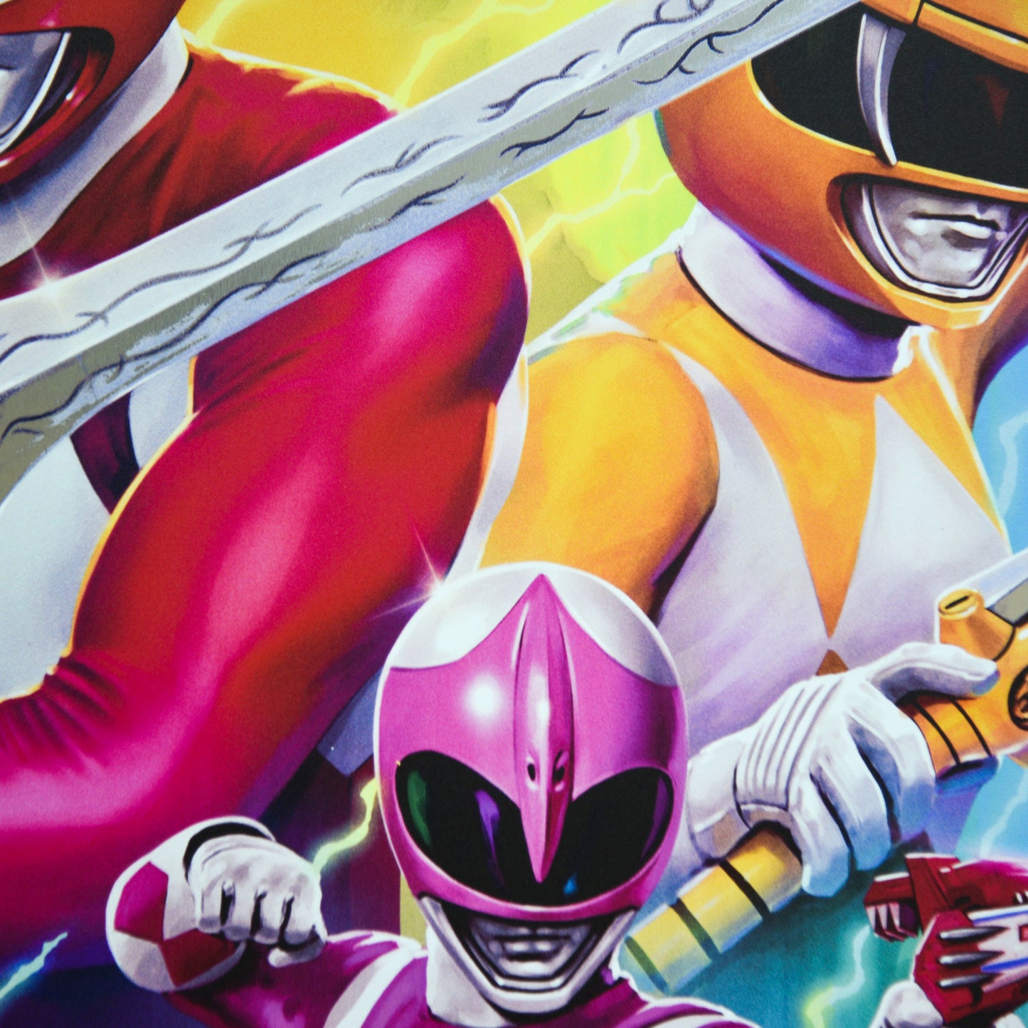 Tom Walker "Mighty Morphin Power Rangers" Aluminum Print