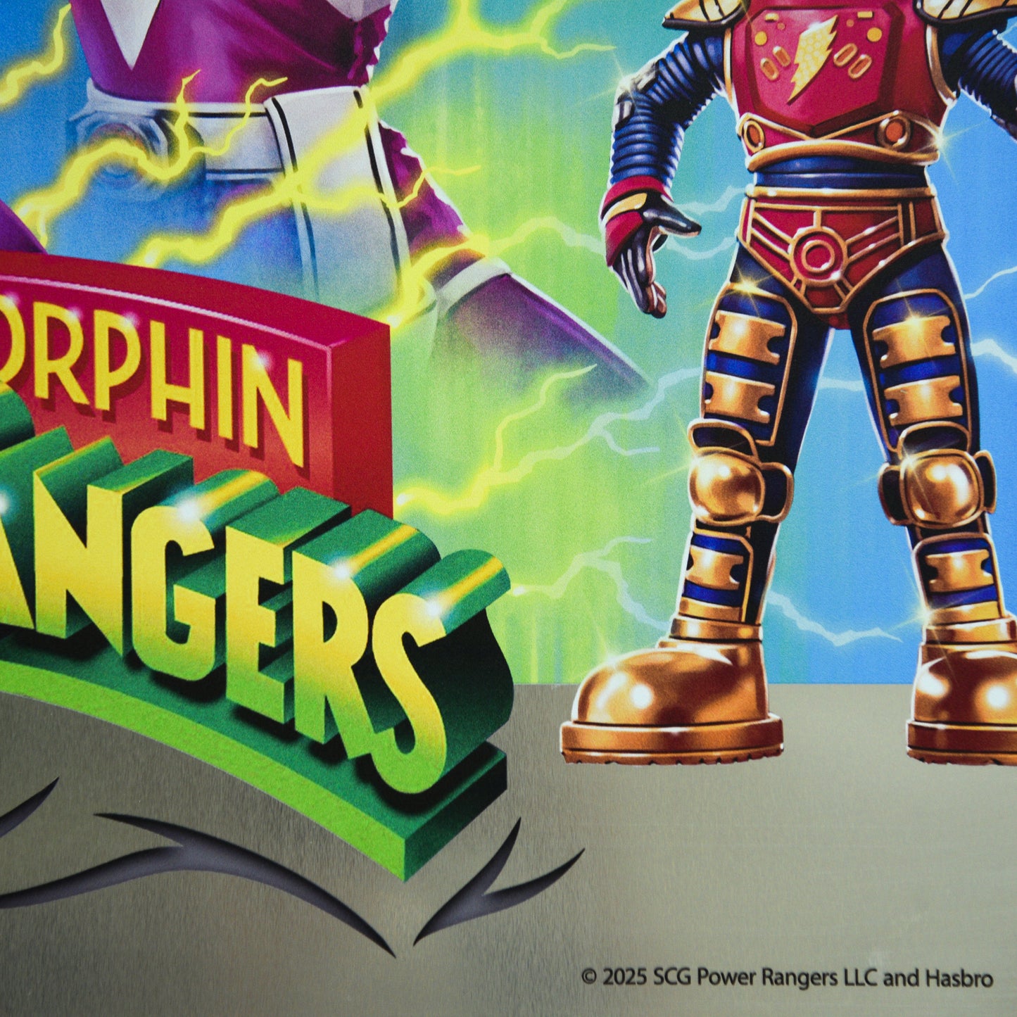 Tom Walker "Mighty Morphin Power Rangers" Aluminum Print