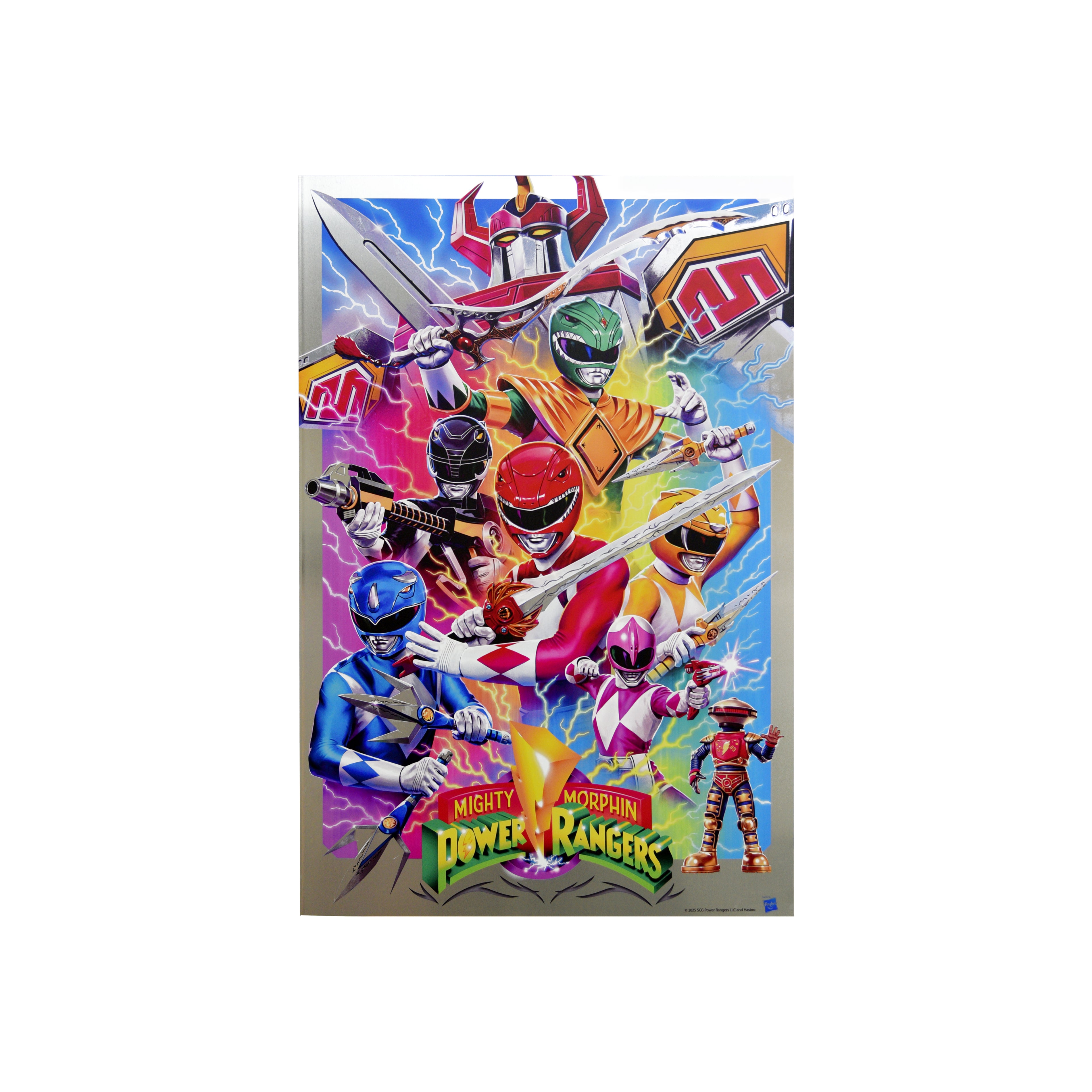 Tom Walker "Mighty Morphin Power Rangers" Aluminum Print