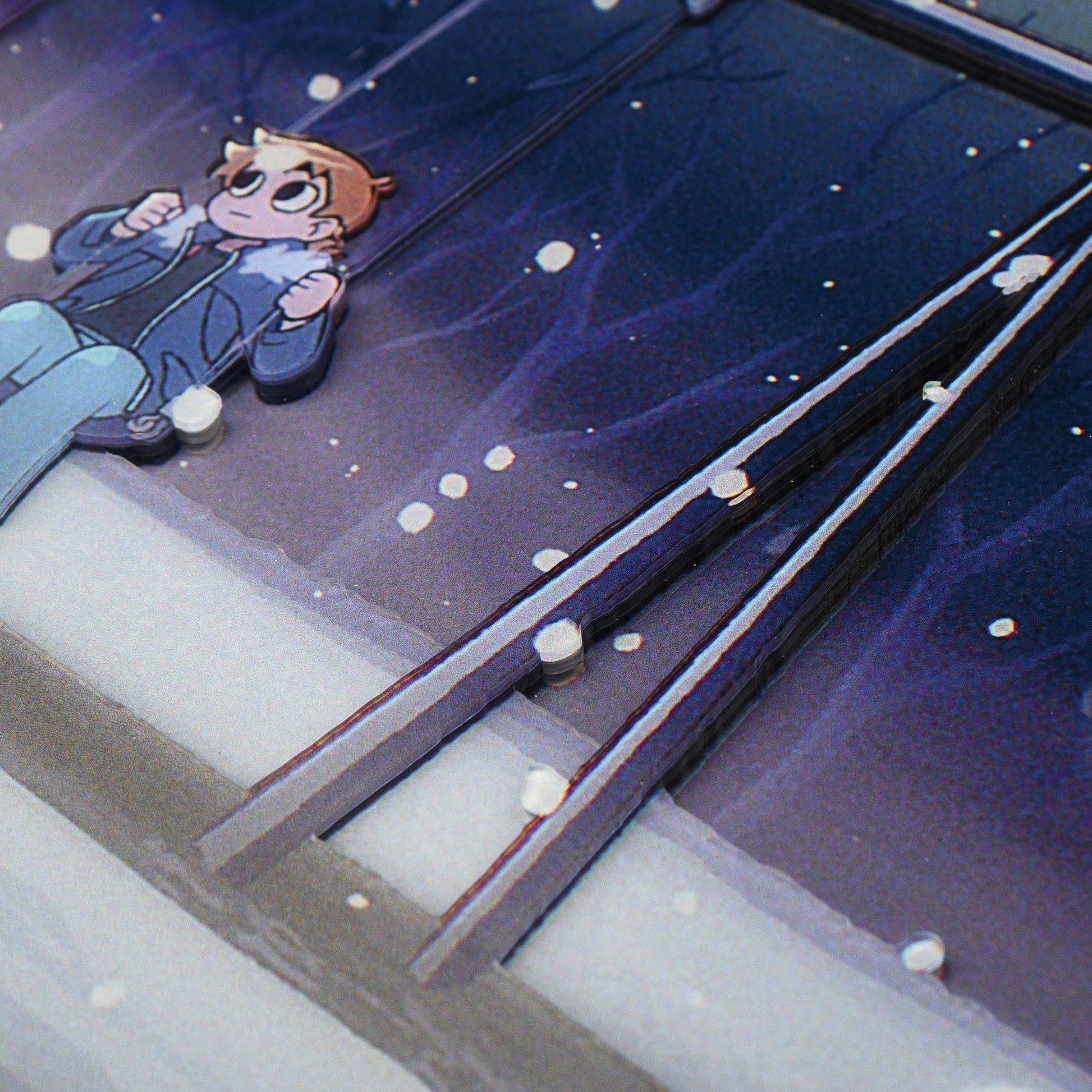 Scott Pilgrim Takes Off "Swings & Subspace Super Star" Multi-Layer Acrylic (SET)