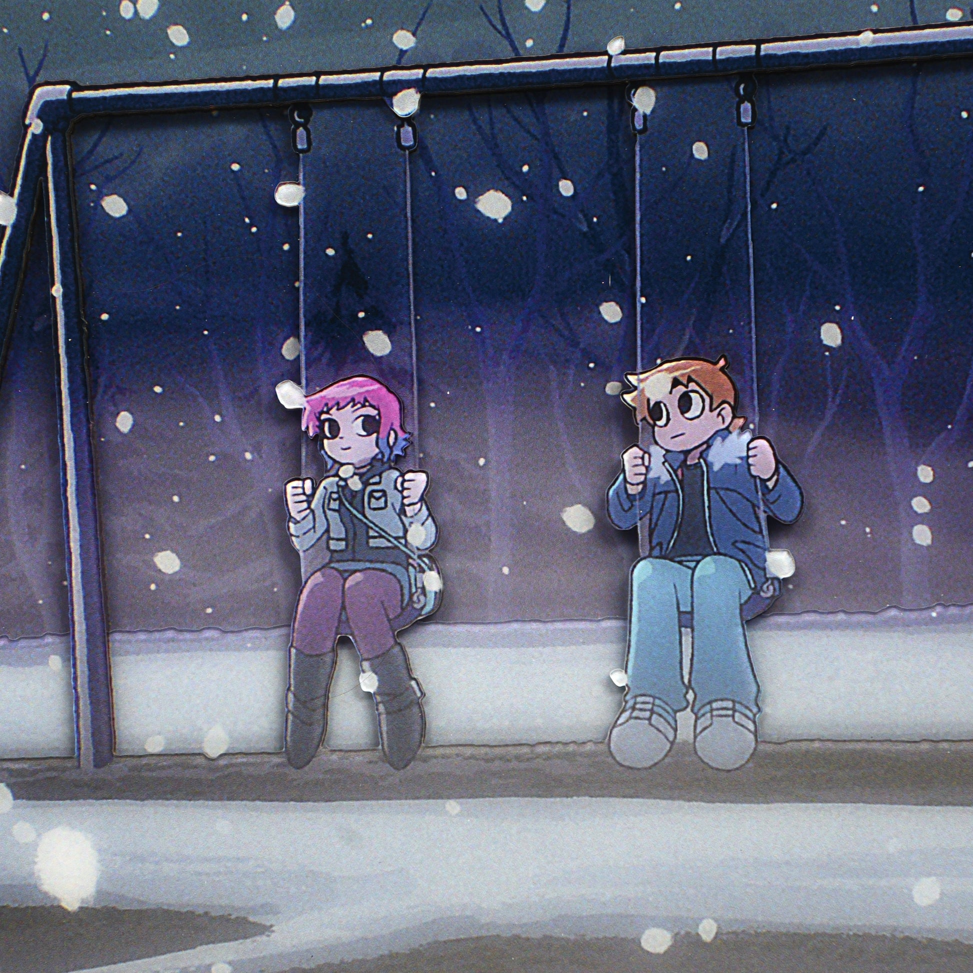Scott Pilgrim Takes Off "Swings" Multi-Layer Acrylic