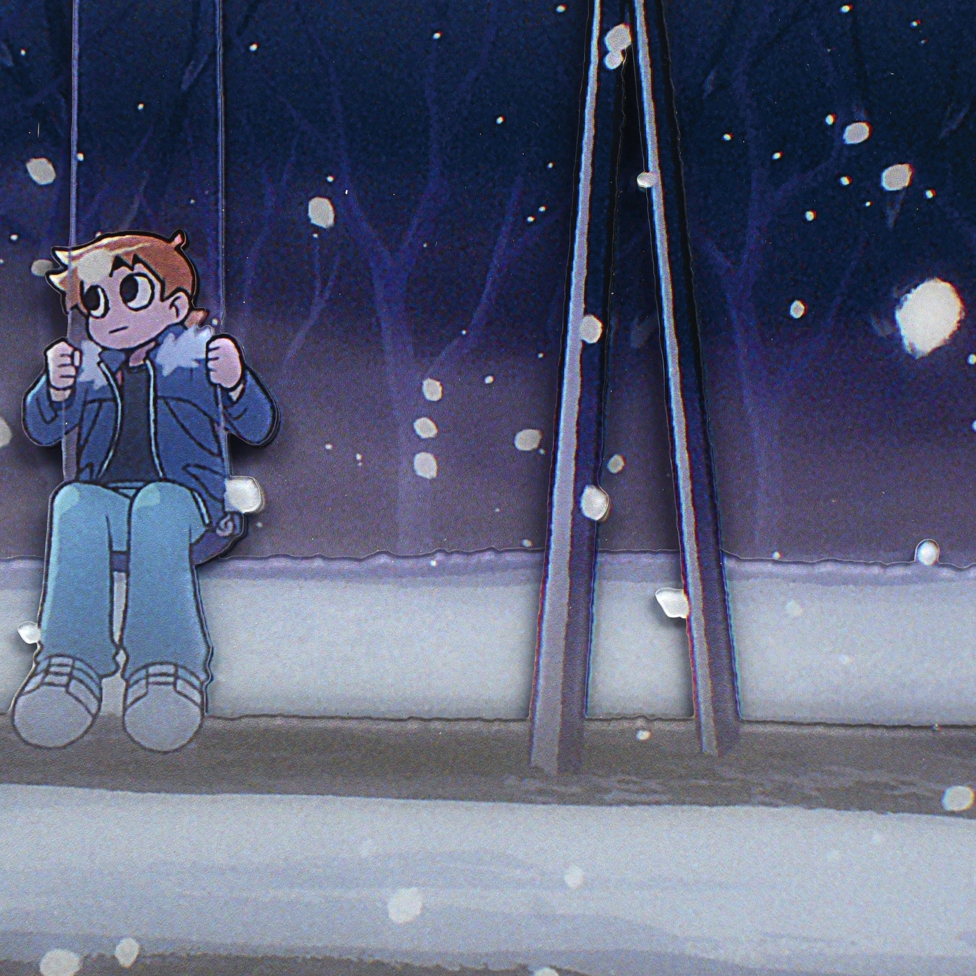 Scott Pilgrim Takes Off "Swings" Multi-Layer Acrylic