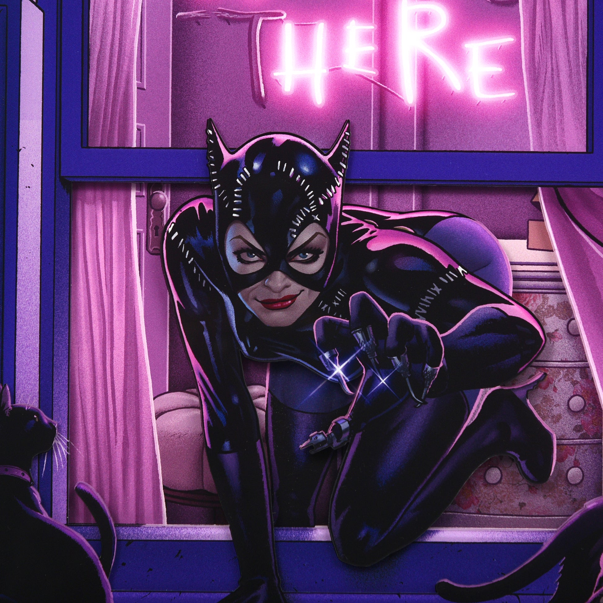 Joe Quinones "Batman '89 #5" Multi-Layer Acrylic (Comic Size)