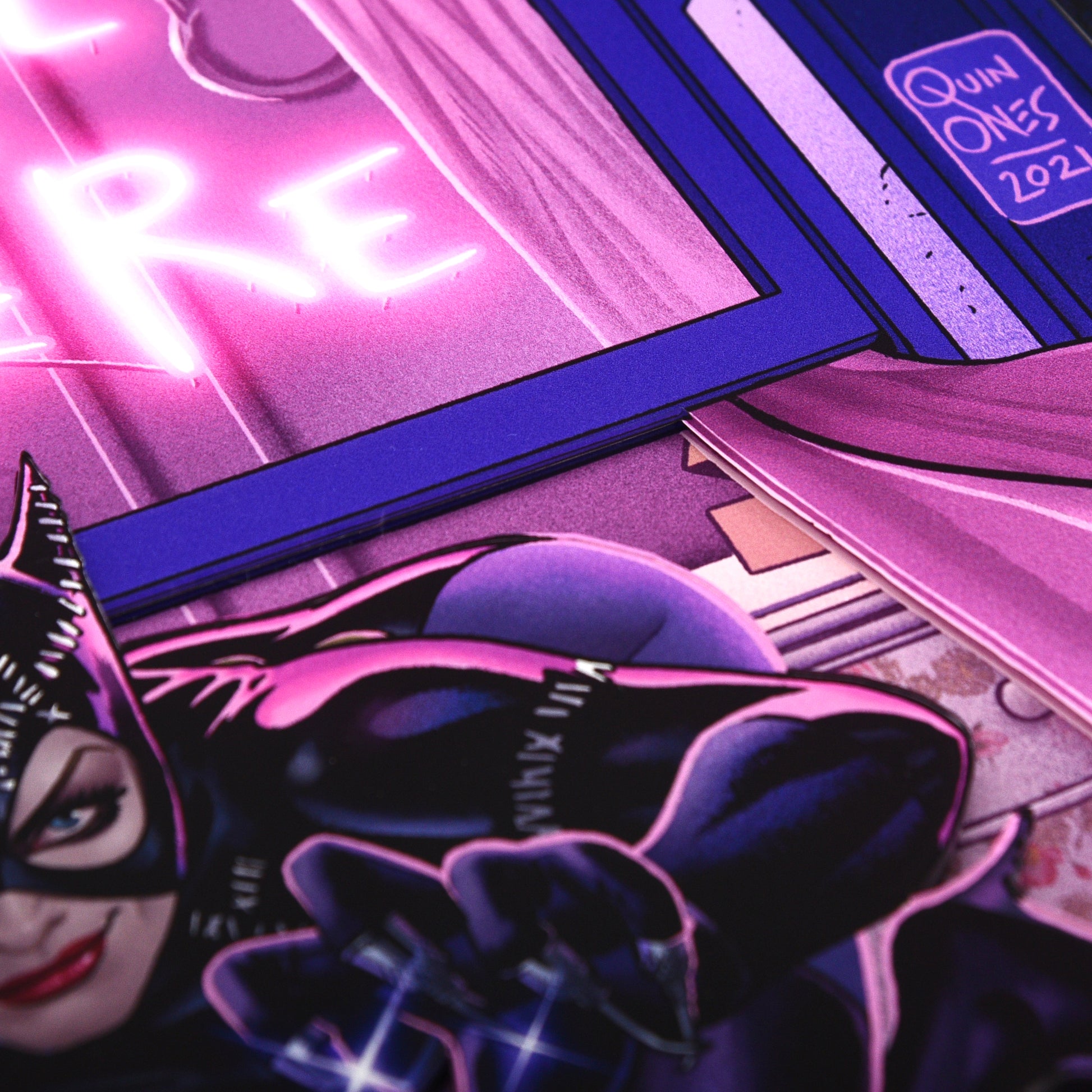 Joe Quinones "Batman '89 #5" Multi-Layer Acrylic (Comic Size)