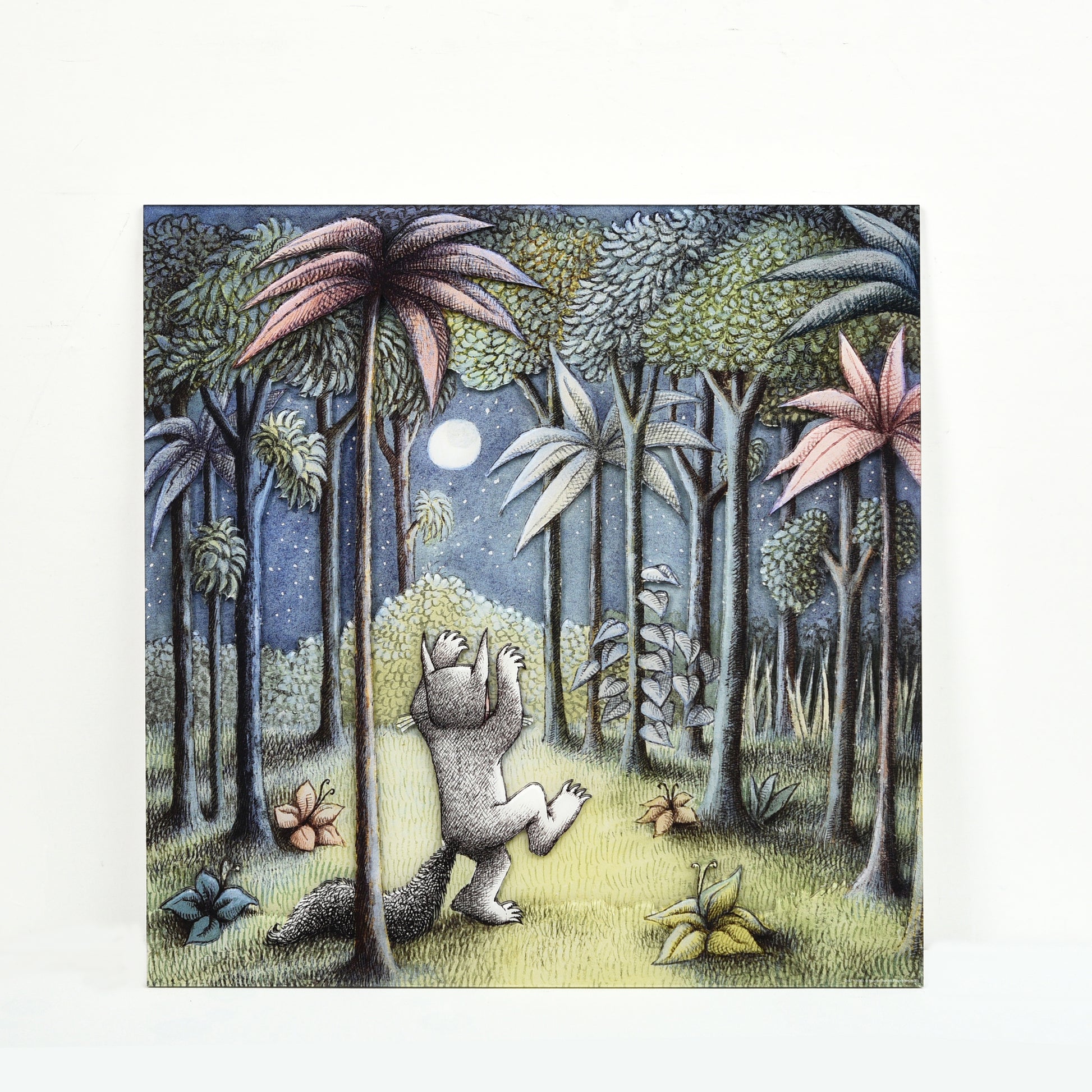 Maurice Sendak "Where the Wild Things Are: Forest Walk" Multi-Layer Acrylic