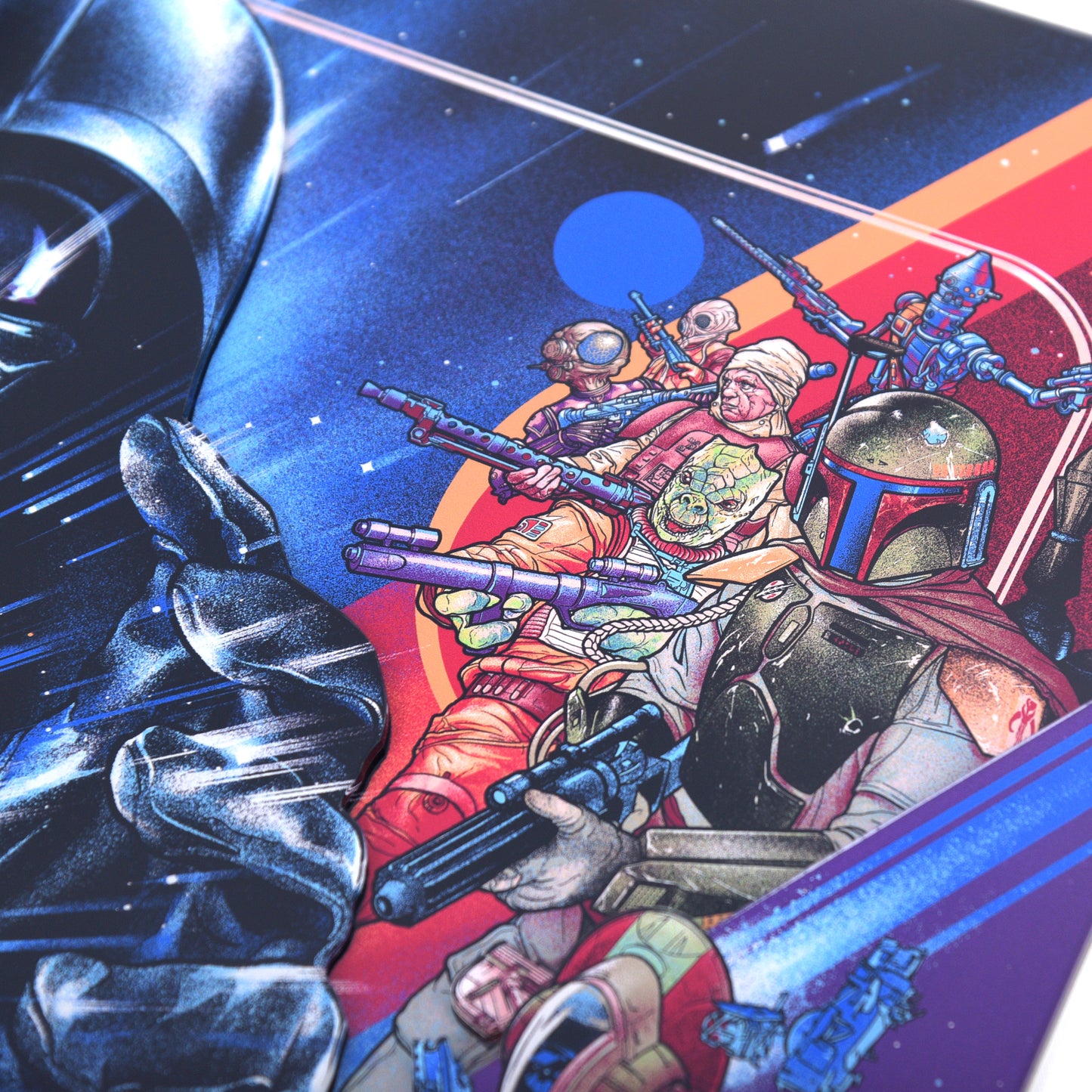 Martin Ansin "The Saga Continues" Multi-Layer Acrylic Panel