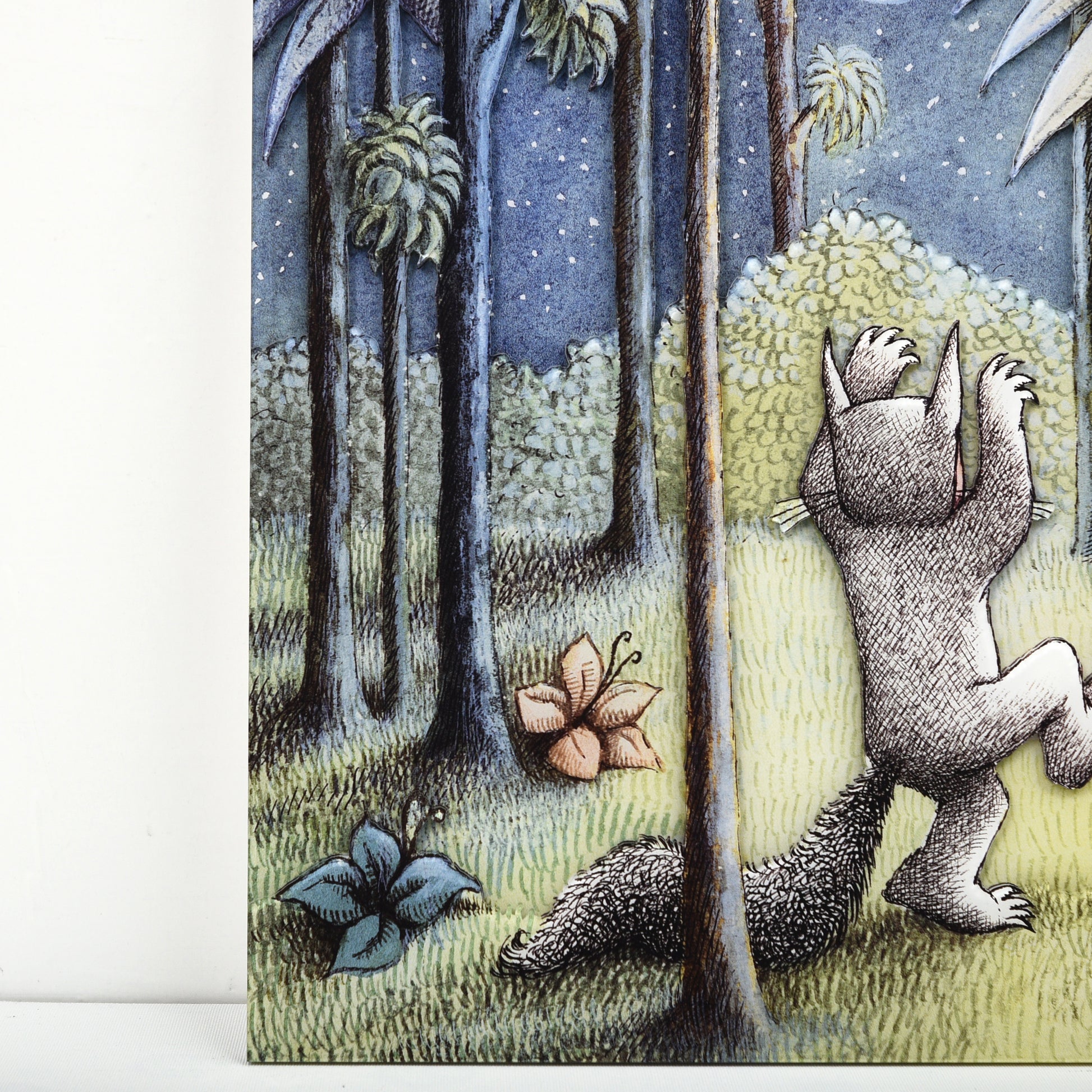 Maurice Sendak "Where the Wild Things Are: Forest Walk" Multi-Layer Acrylic