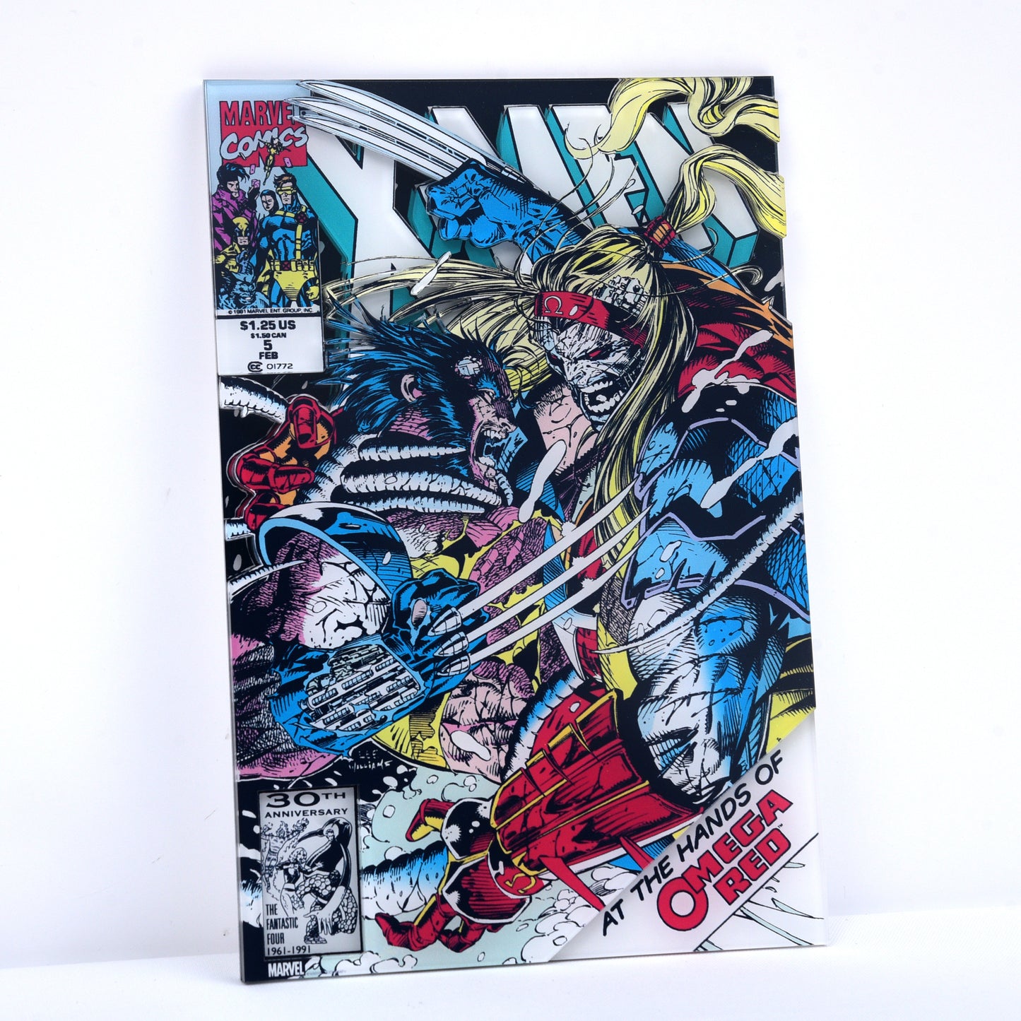 Jim Lee "X-Men #5" Multi-Layer Acrylic Panel (Comic Size)