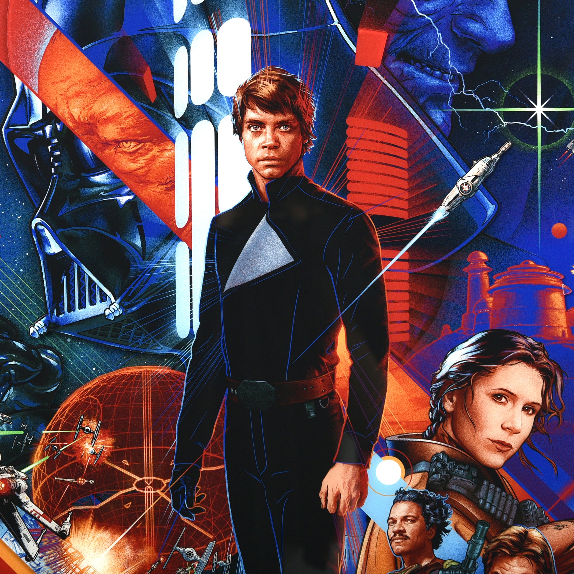 Martin Ansin "Return of the Jedi (The Empire Falls)" Art Print - Multi-Layer Acrylic