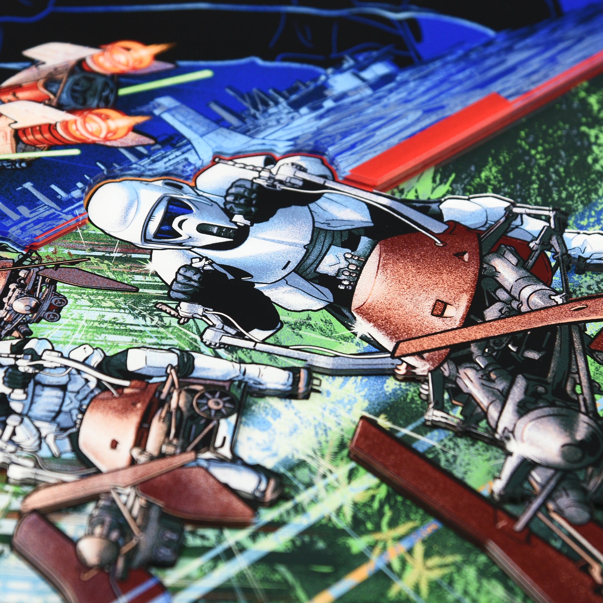 Martin Ansin "Return of the Jedi (The Empire Falls)" Art Print - Multi-Layer Acrylic