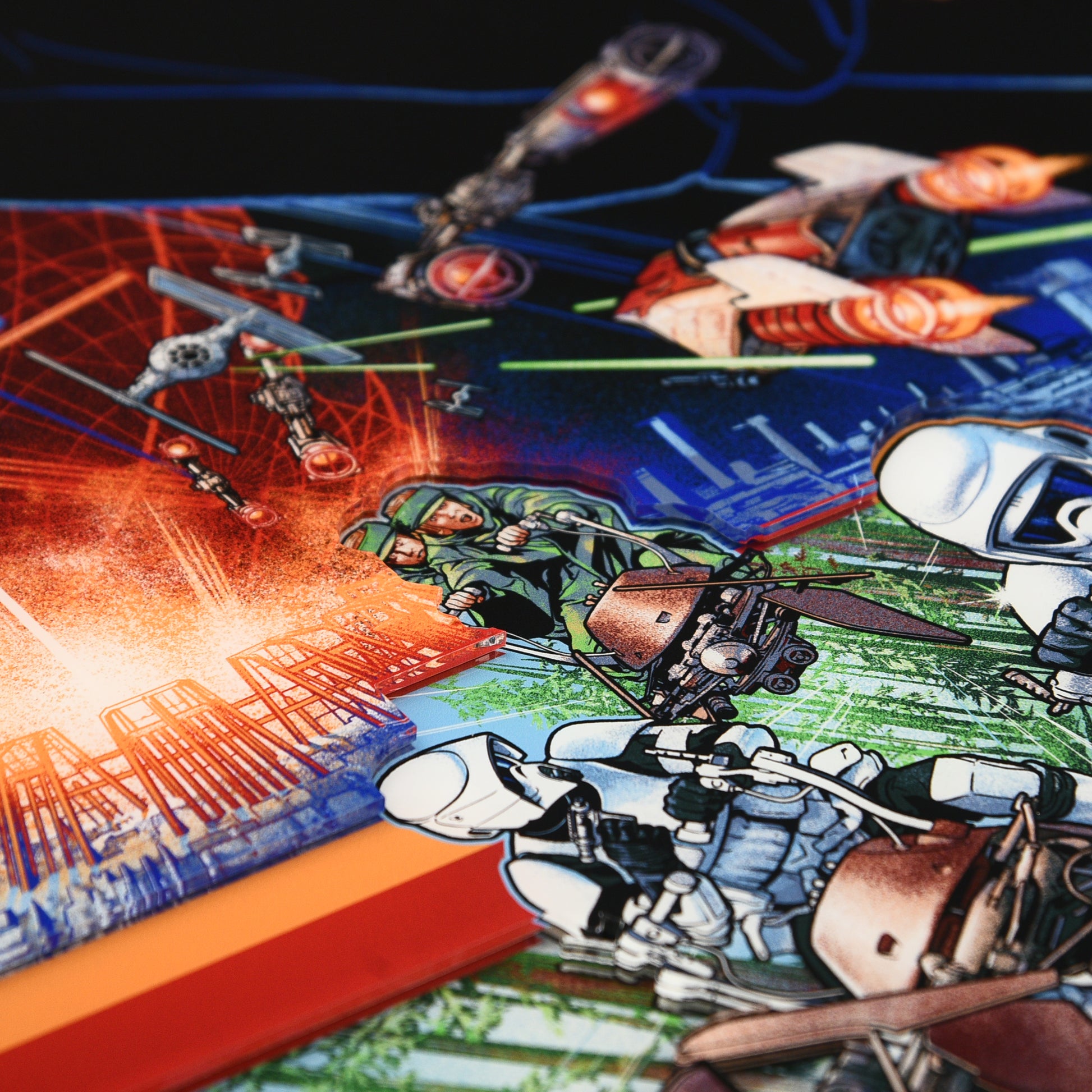 Martin Ansin "Return of the Jedi (The Empire Falls)" Art Print - Multi-Layer Acrylic