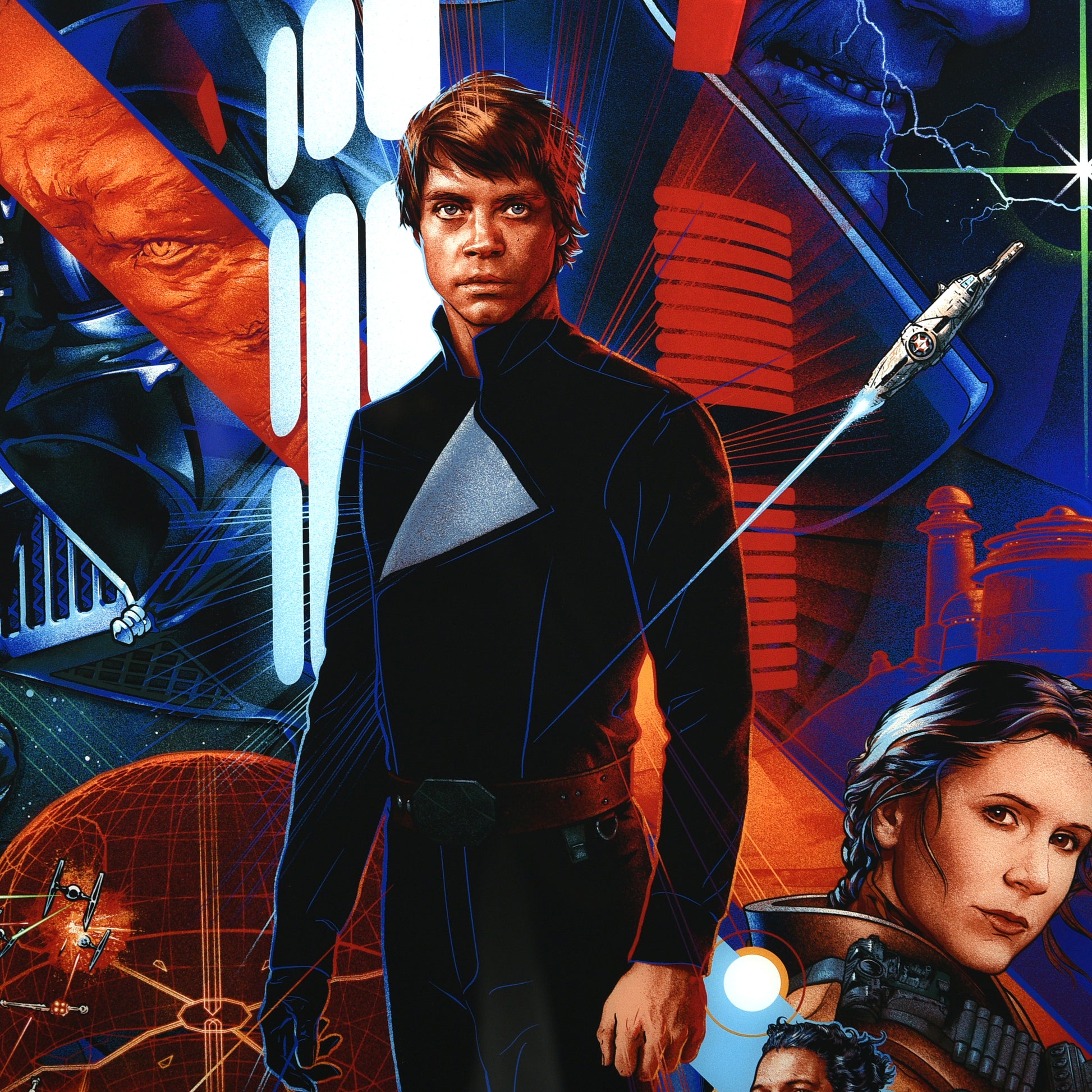 Martin Ansin "Return of the Jedi (The Empire Falls)" Multi-Layer Acrylic
