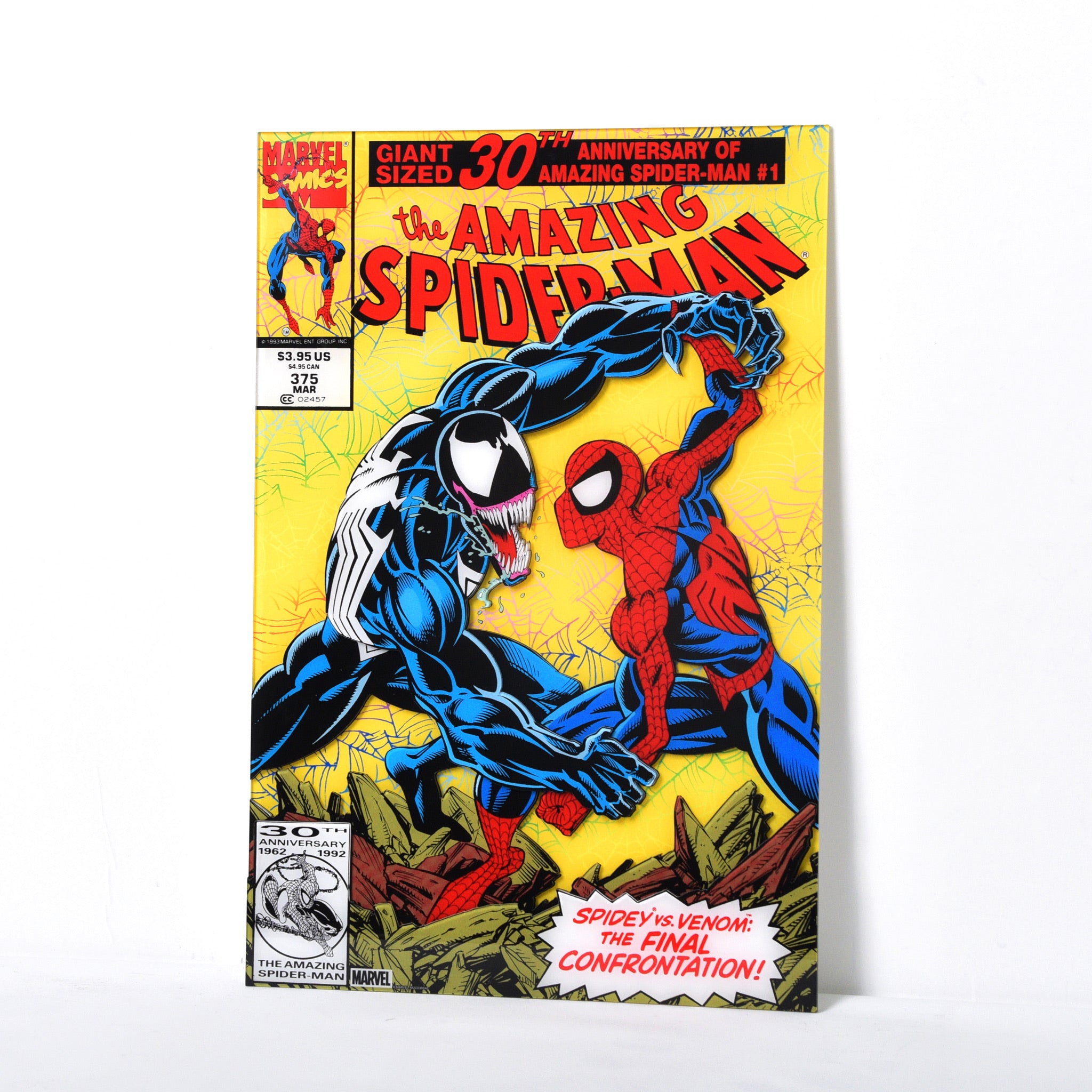 Mark Bagley "Amazing Spider-Man #375" Multi-Layer Acrylic (Comic Size)