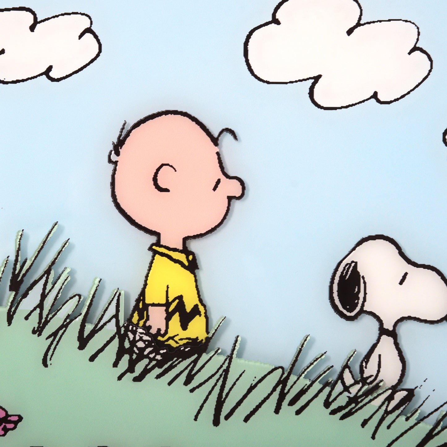 Charles M. Schulz "A Boy and His Dog" Multi-Layer Acrylic