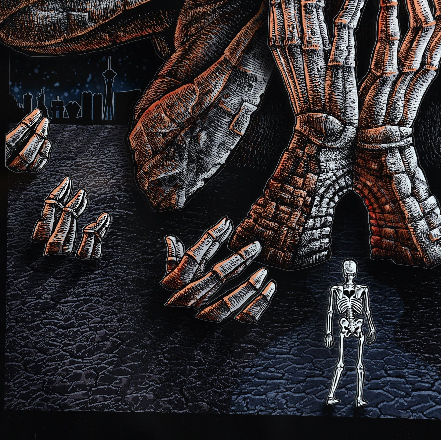 EMEK "Depression" Framed Acrylic Diorama