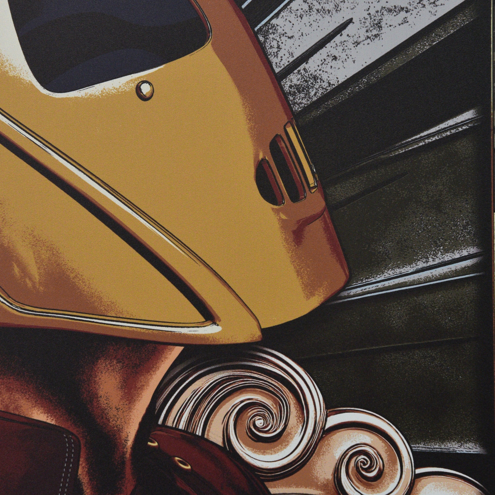 Anthony Petrie "The Rocketeer" Aluminum Print