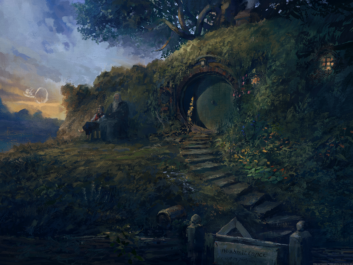 Karl Fitzgerald "The Lord of the Rings" Acrylic Panel Print SET