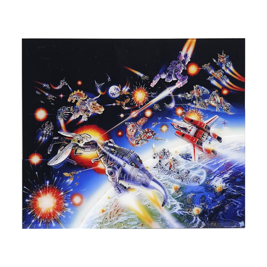 Jeffrey Mangiat "Transformers 40th Anniversary - Version B" Multi-Layer Acrylic