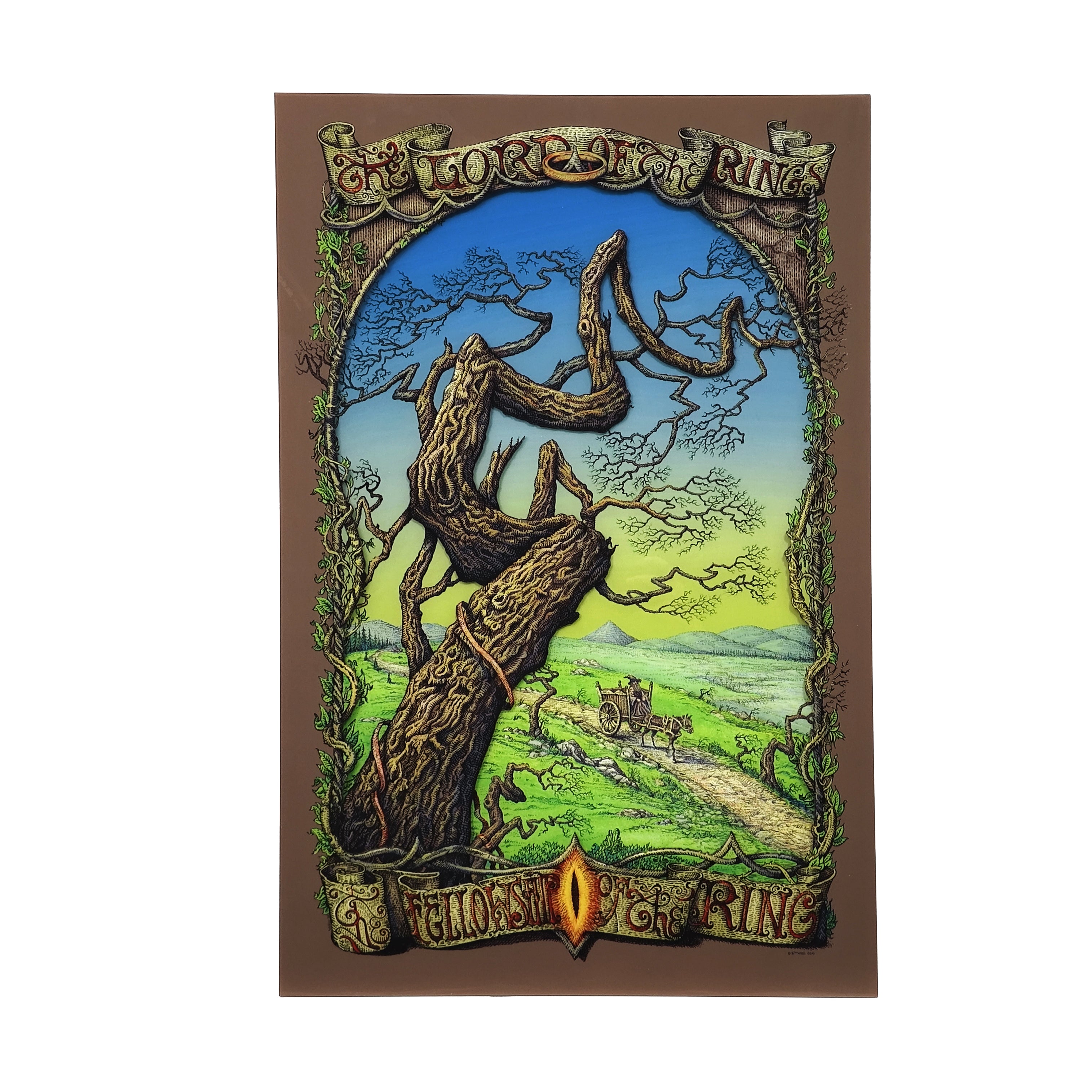 David Welker "A Wizard Is Never Late (The Fellowship of the Ring)" Multi-Layer Acrylic (16 x 24)