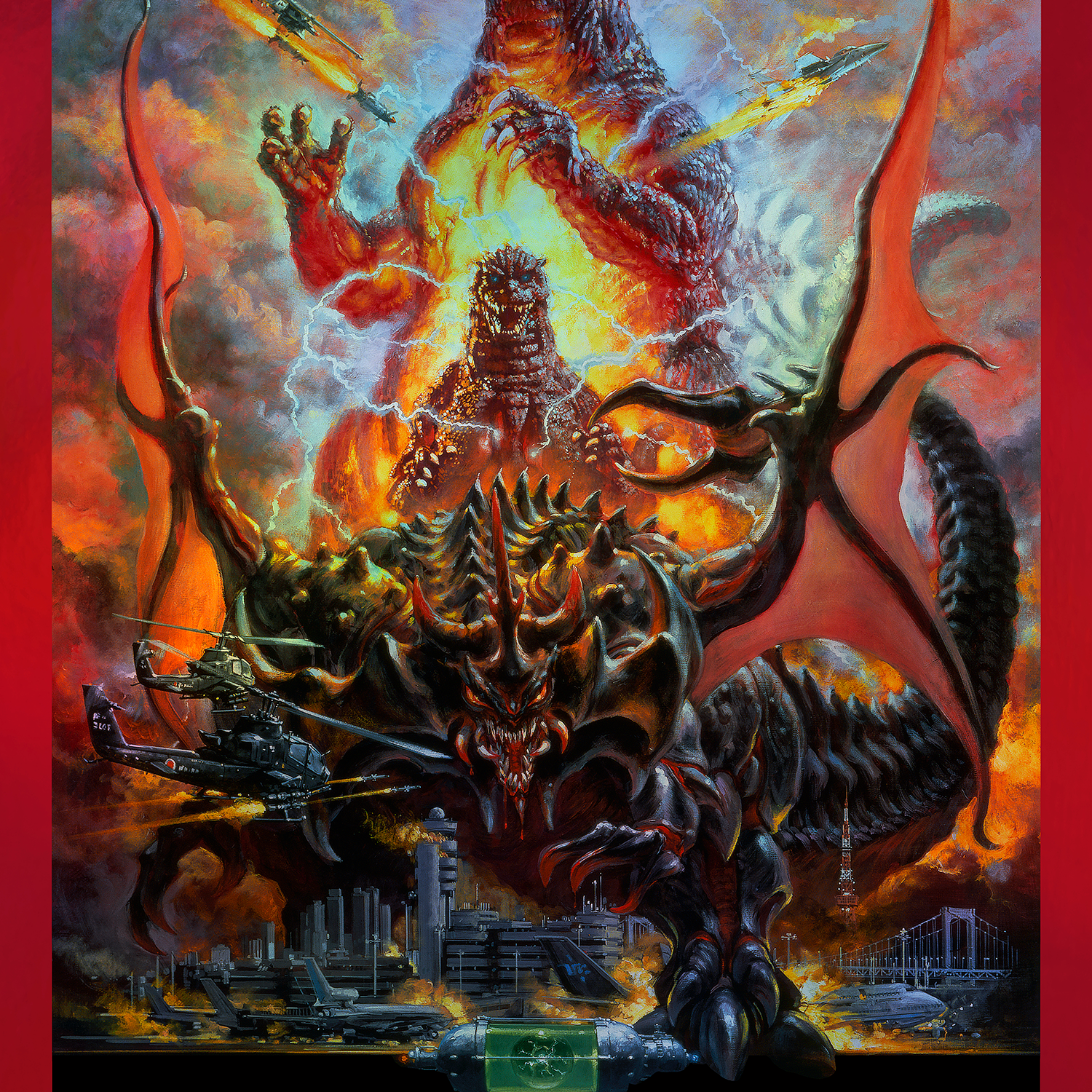 Noriyoshi Ohrai "Godzilla vs. Destoroyah" Art Print Foil Edition