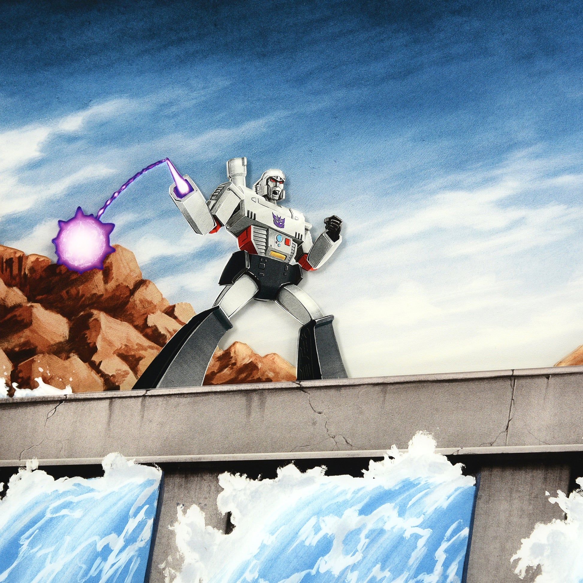 Matt Ferguson "Transformers: Megatron vs. Optimus Prime" Multi-Layer Acrylic