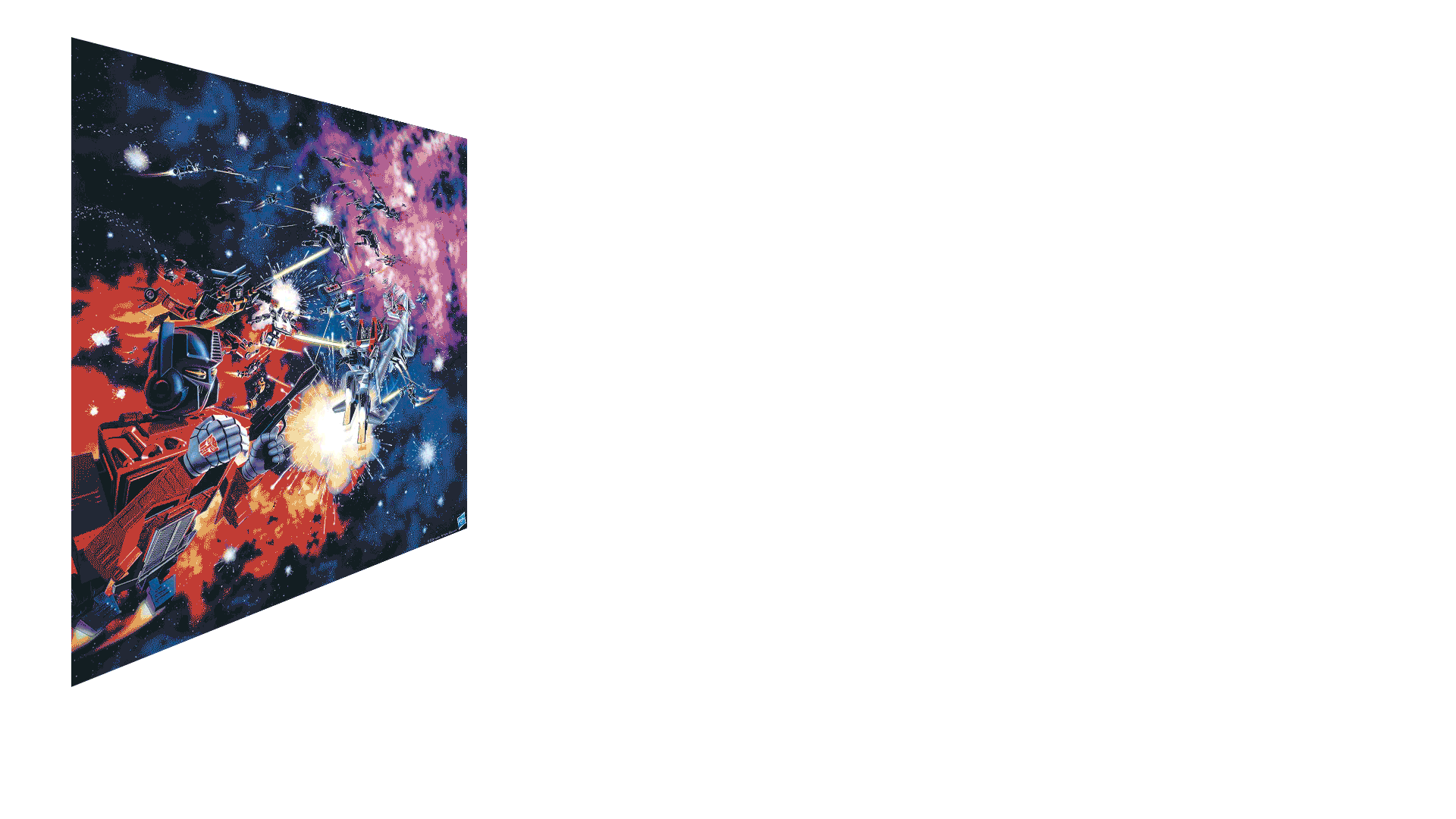 Jeffrey Mangiat "Transformers 40th Anniversary - Version A" Multi-Layer Acrylic