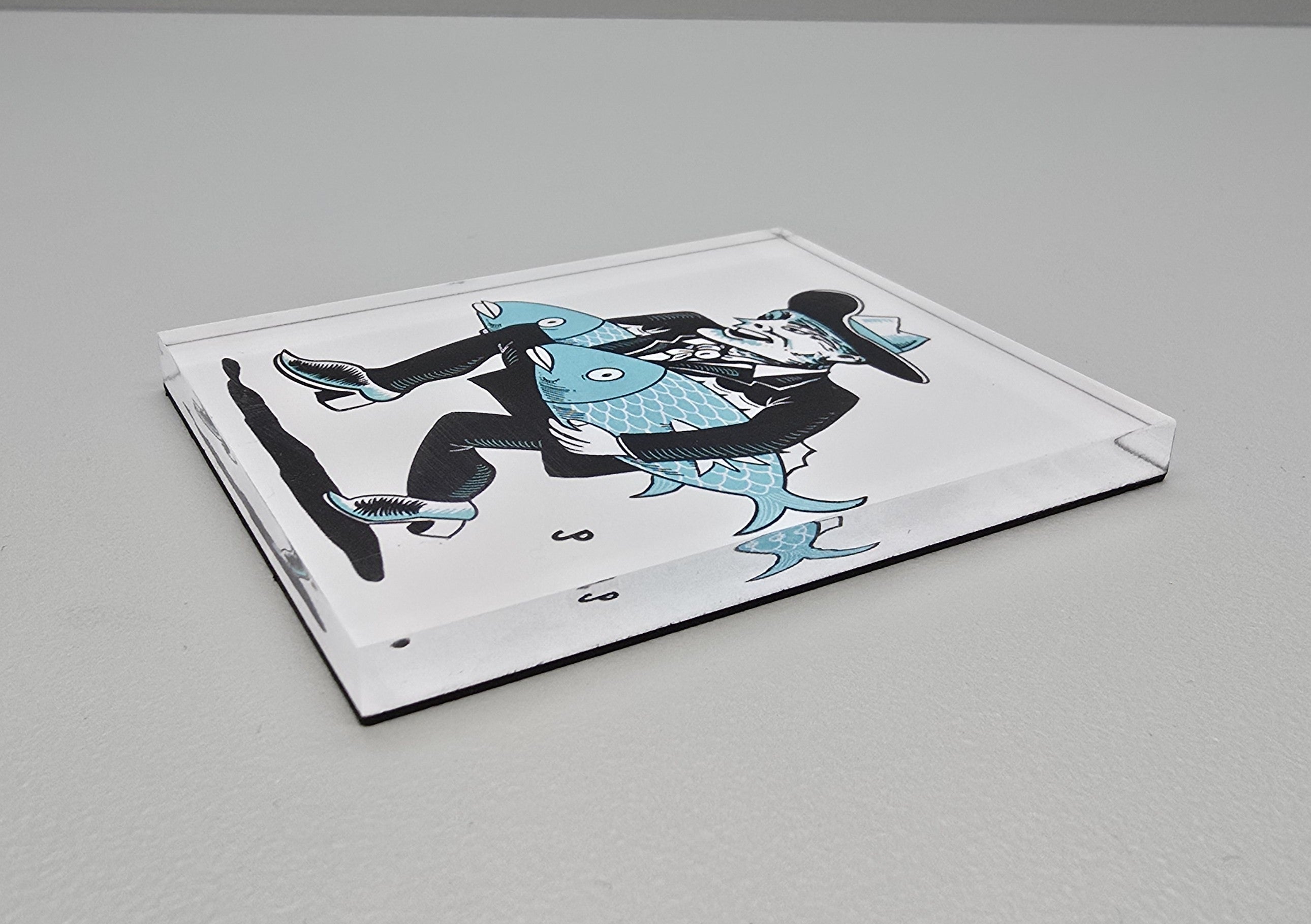 Jim Pollock "Two for the Show" Acrylic Magnet