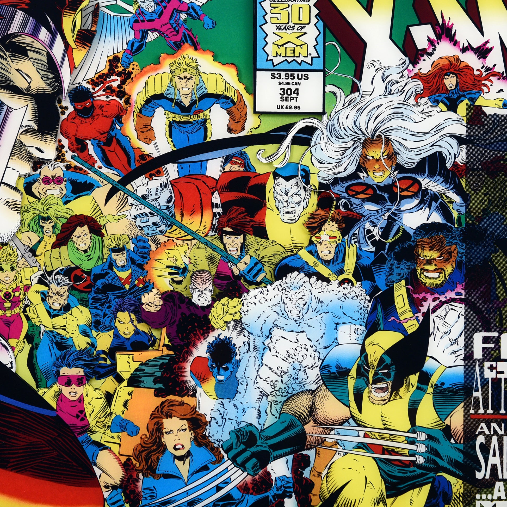John Romita Jr. "The Uncanny X-Men #304" Multi-Layer Acrylic