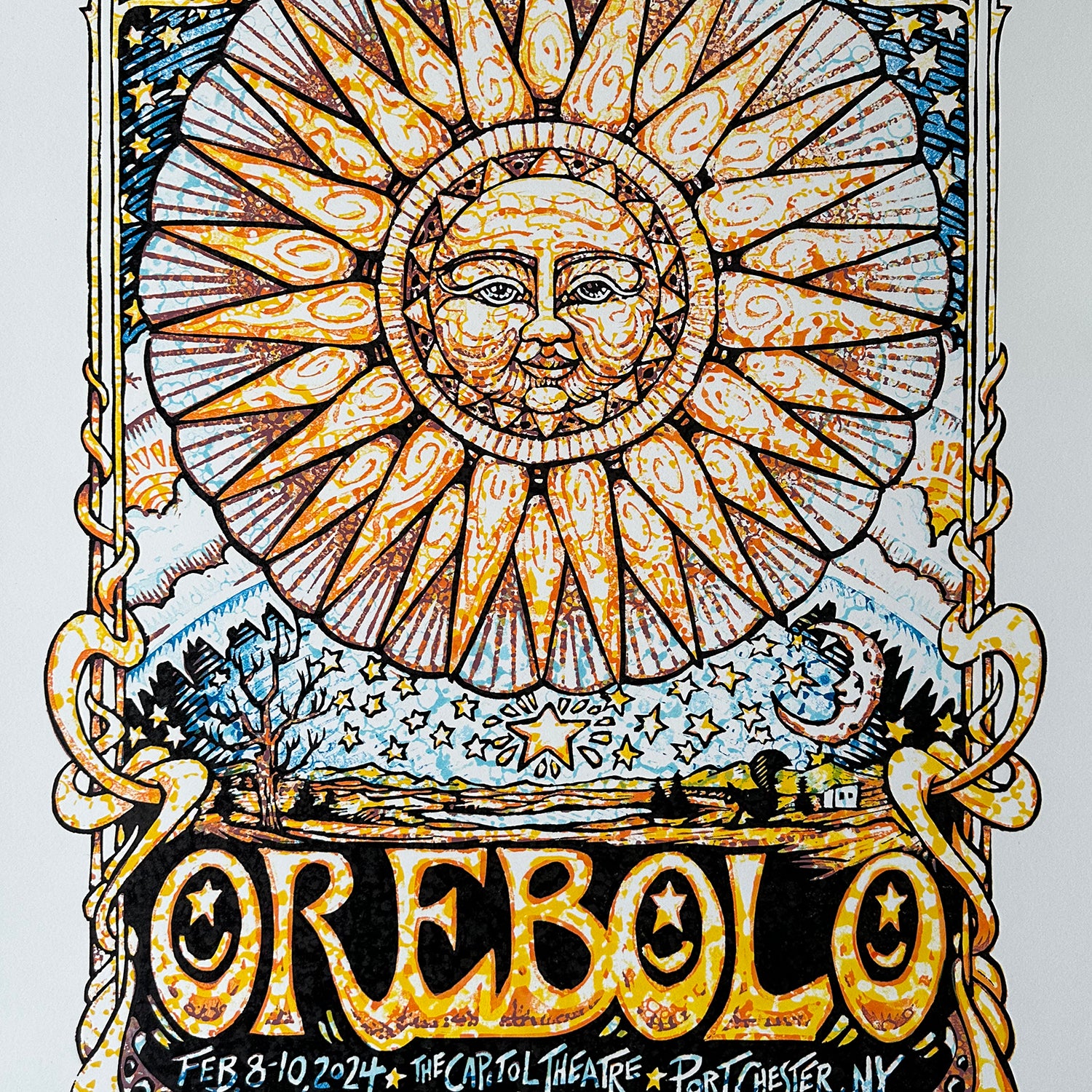 AJ Masthay "Orebolo- Capitol Theatre" Watercolor