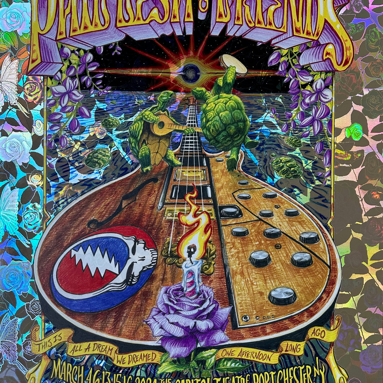 AJ Masthay "Phil Lesh & Friends - 84th Birthday" Rose Garden Holo Foil Variant