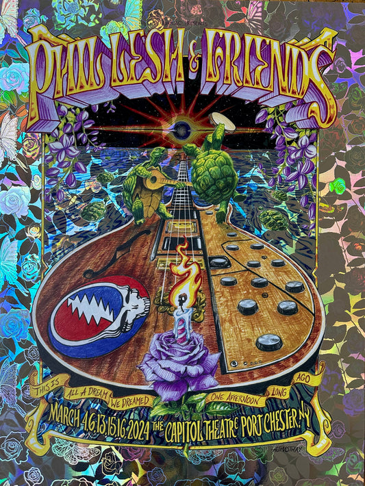 AJ Masthay "Phil Lesh & Friends - 84th Birthday" Rose Garden Holo Foil Variant