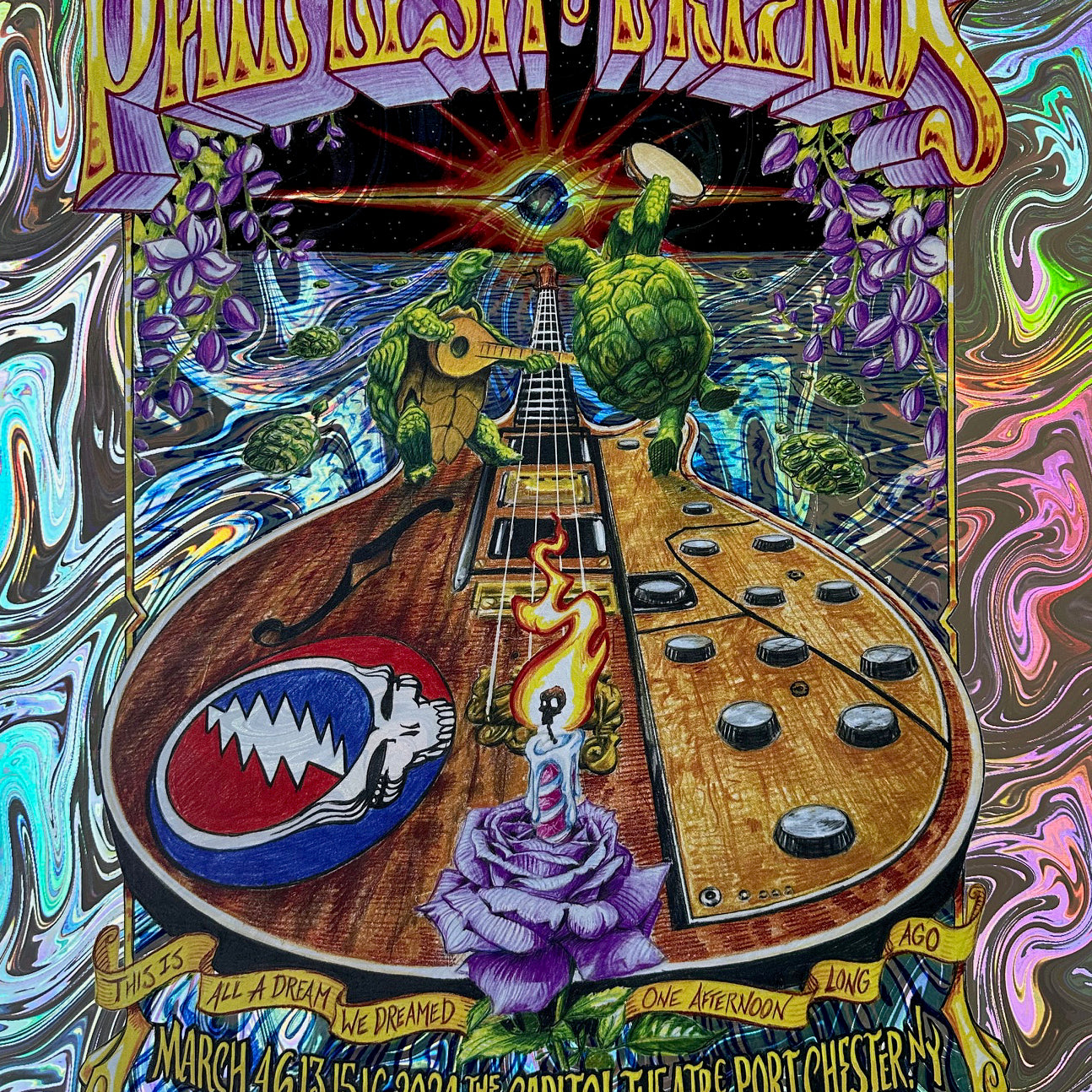 AJ Masthay "Phil Lesh & Friends - 84th Birthday" Swirl Holo Foil Variant