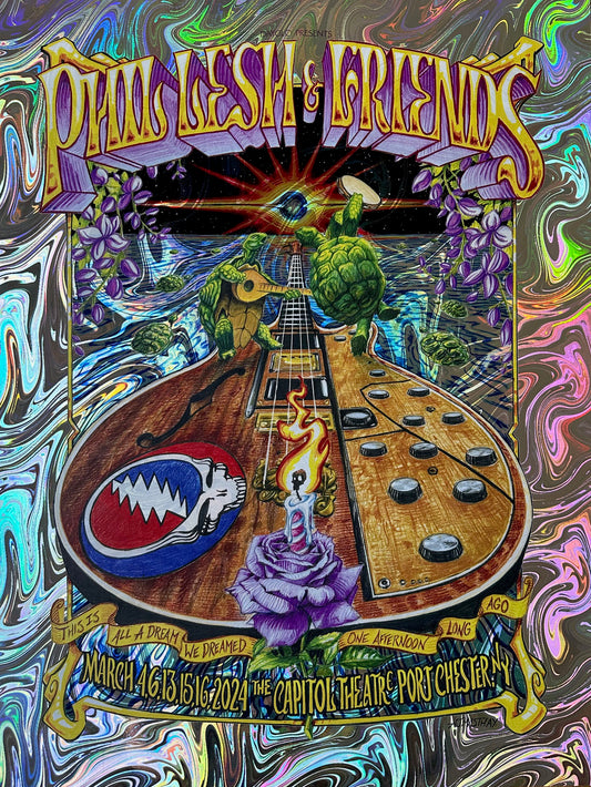 AJ Masthay "Phil Lesh & Friends - 84th Birthday" Swirl Holo Foil Variant