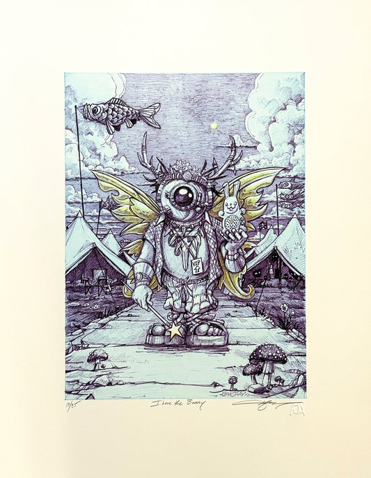 AJ Masthay "I Love the Bunny" Blue Edition