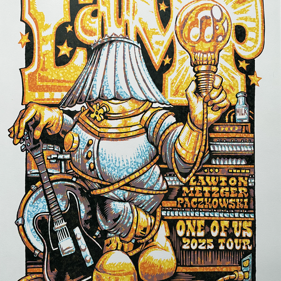 AJ Masthay "LaMP - One of Us Tour 2025" Watercolor