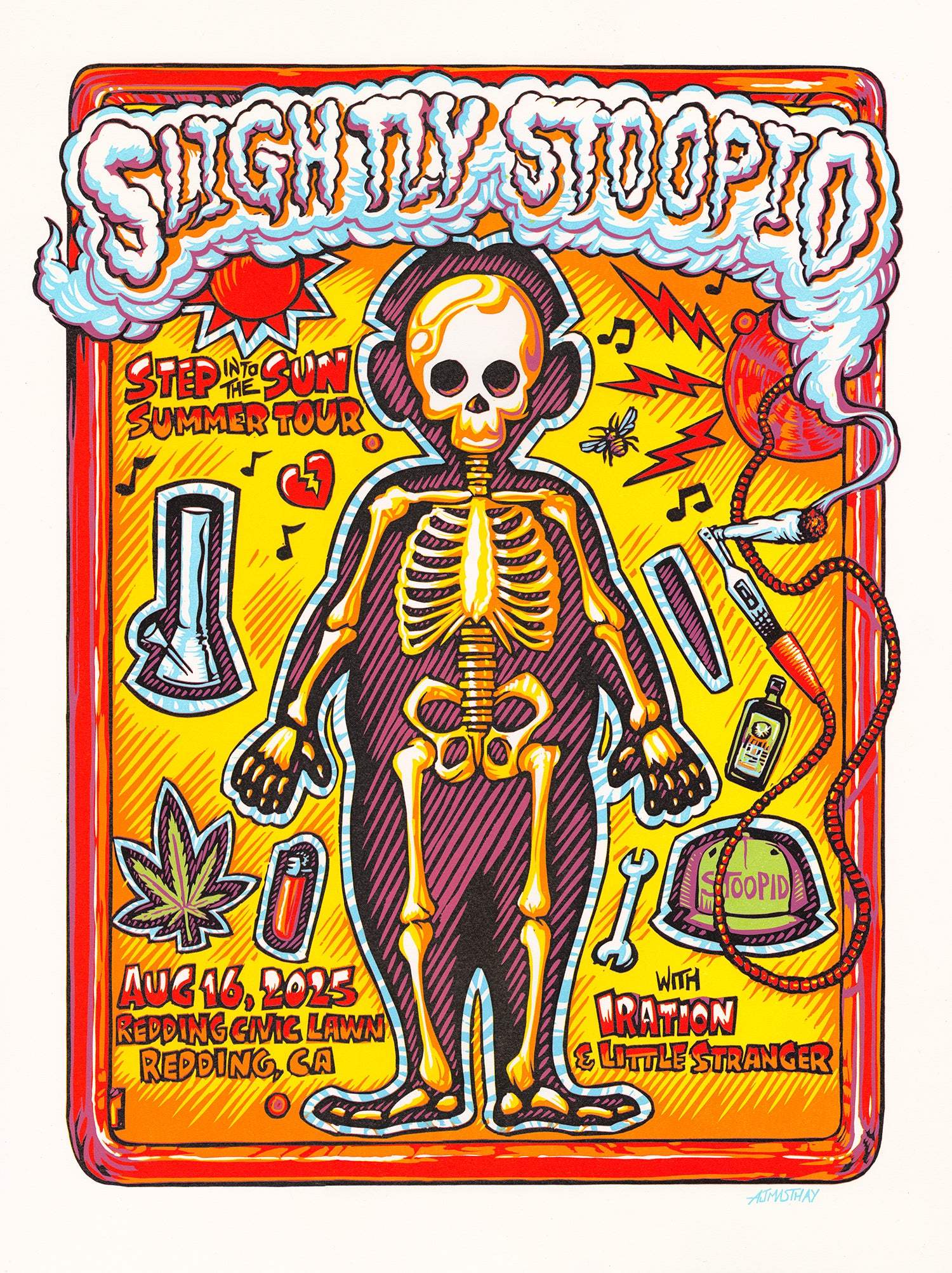 AJ Masthay "Slightly Stoopid - Redding, CA" AE
